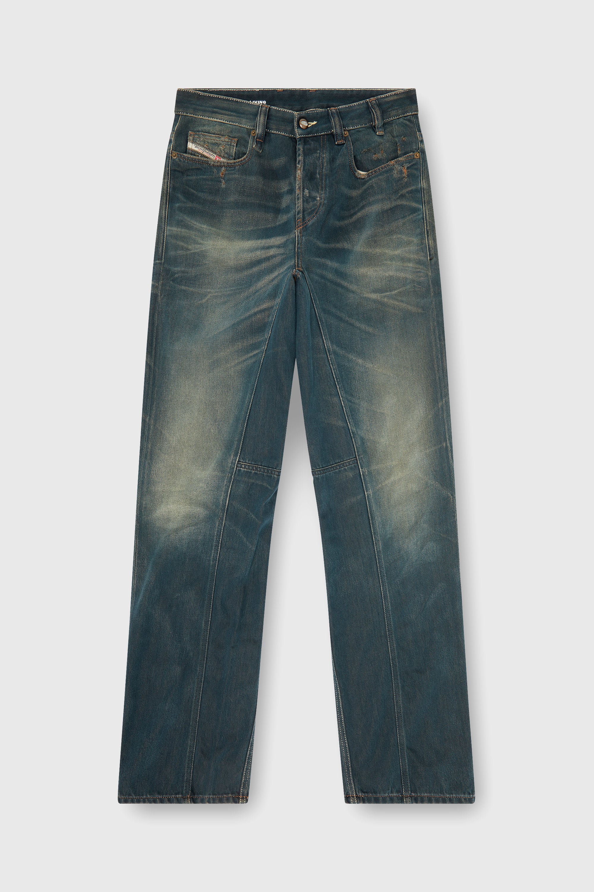 Diesel - Herren Relaxed Jeans 2001 D-Macro 09P85, Dunkelblau - 2