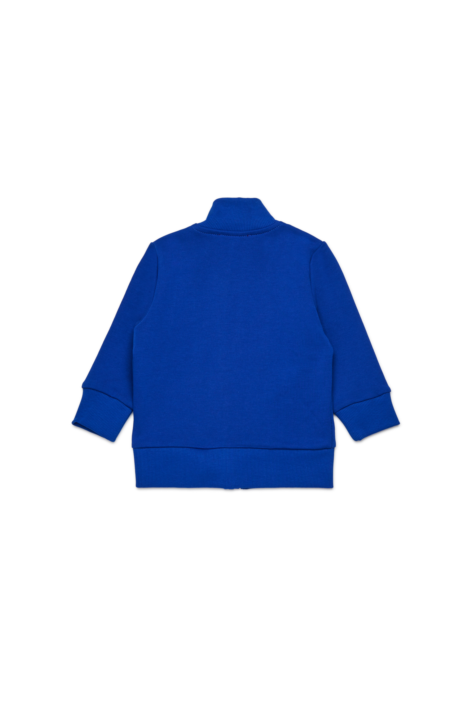 Diesel - SPINVIB, Herren Baumwoll-Sweatshirt mit Reißverschluss in Blau - 2