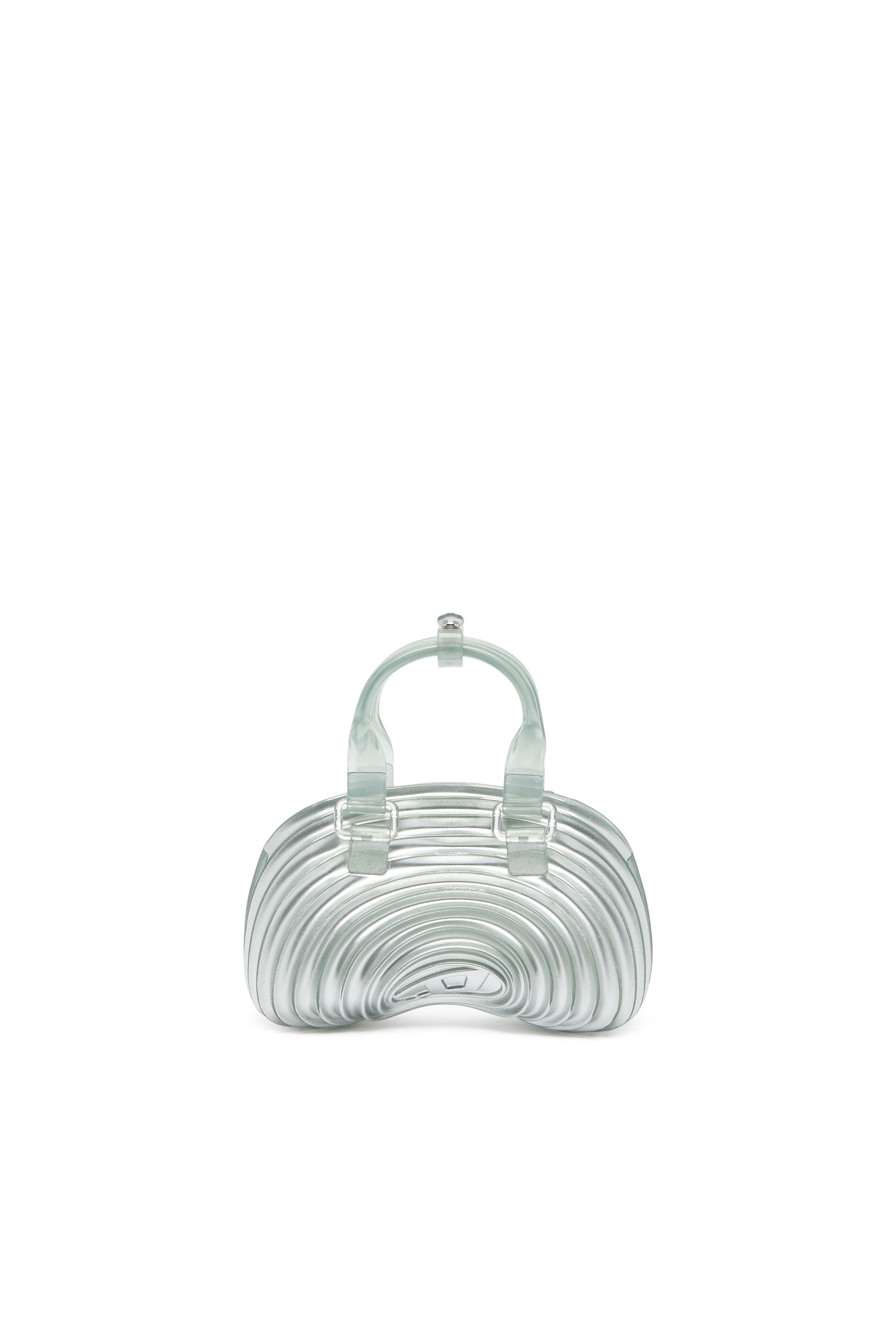 Diesel - MELISSA QUANTUM DOME, Damen Quantum Dome &ndash; Handtasche aus Melflex&reg; in Silber - 3