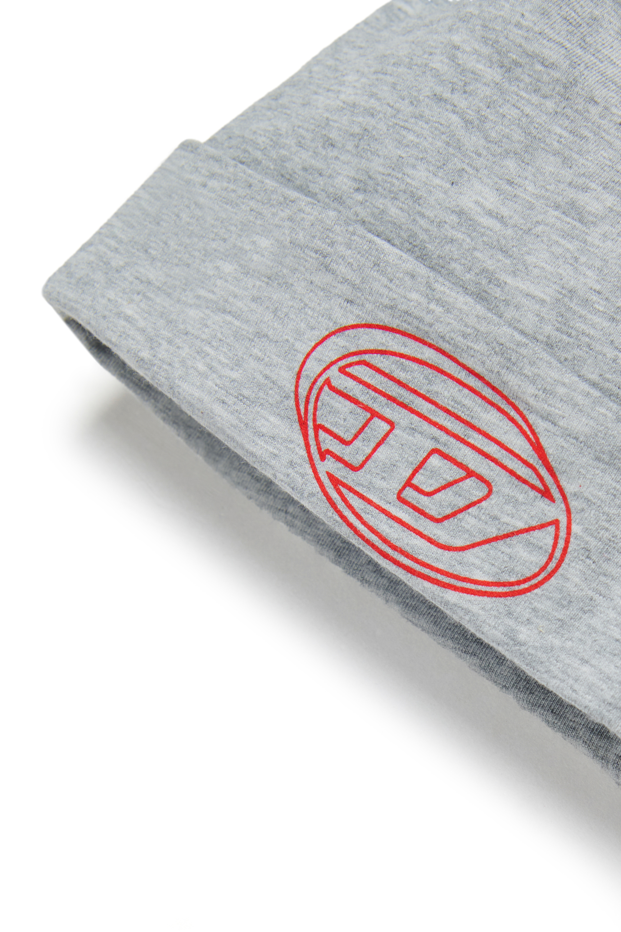 Diesel - FADDIL-NB, Unisex Baumwollmütze mit Logo in Grau - 3