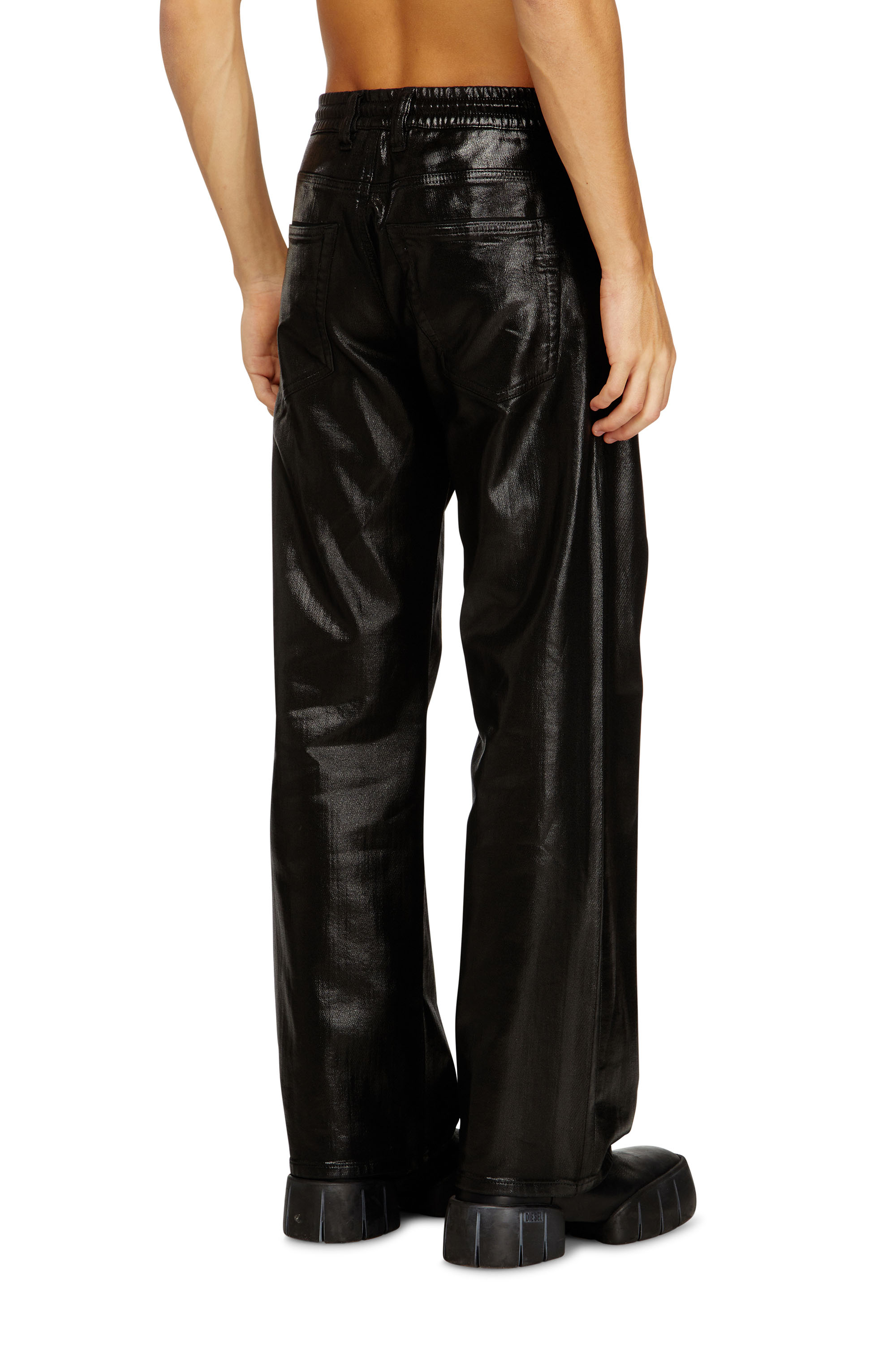 Diesel - Herren Relaxed 2080 D-Reel Joggjeans® 068VD, Schwarz/Dunkelgrau - 4