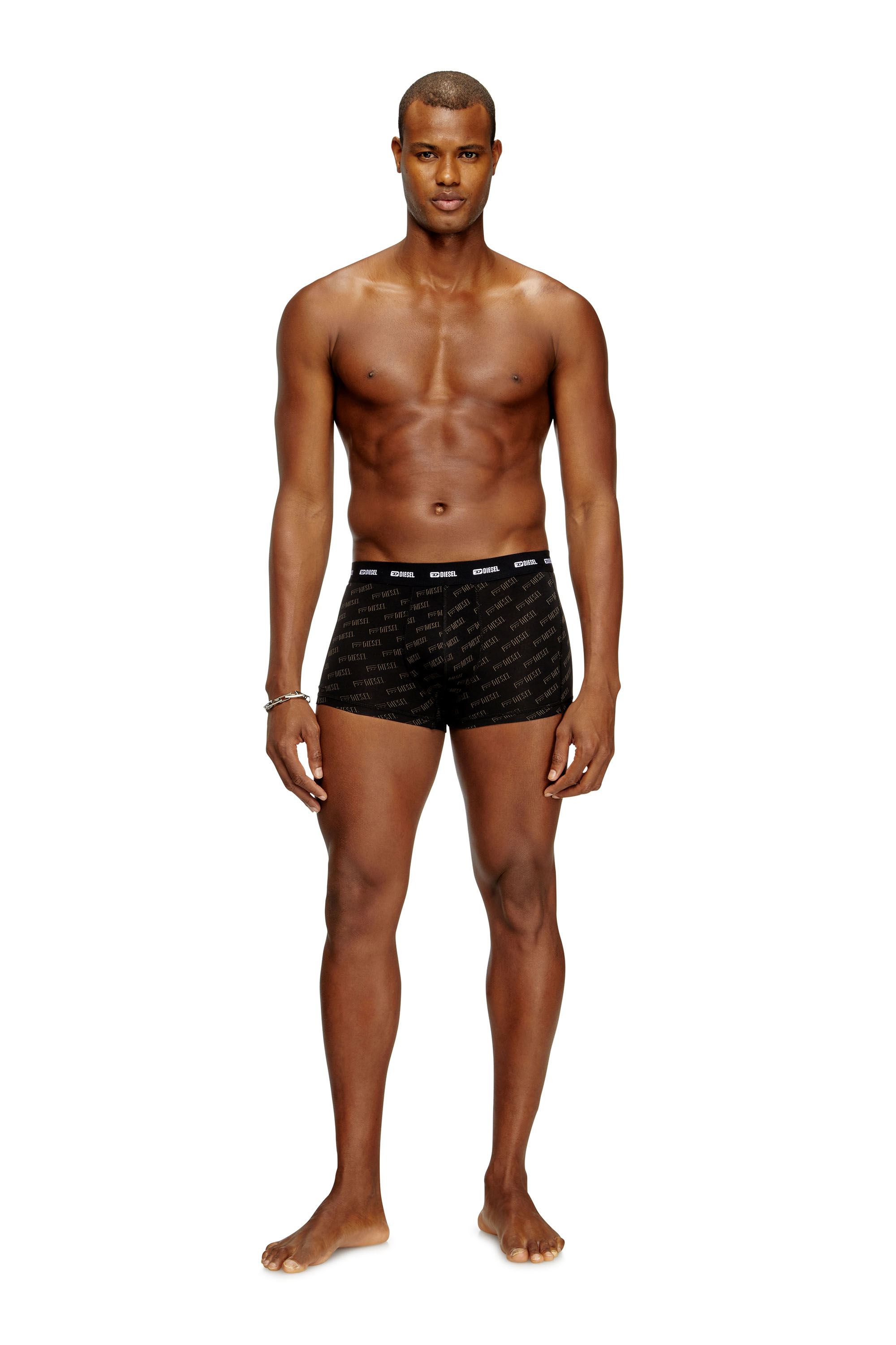 Diesel - DAMIEN-UTLT-3PACK, Herren Retropants im Dreierpack mit stilisiertem Logo in Schwarz - 1
