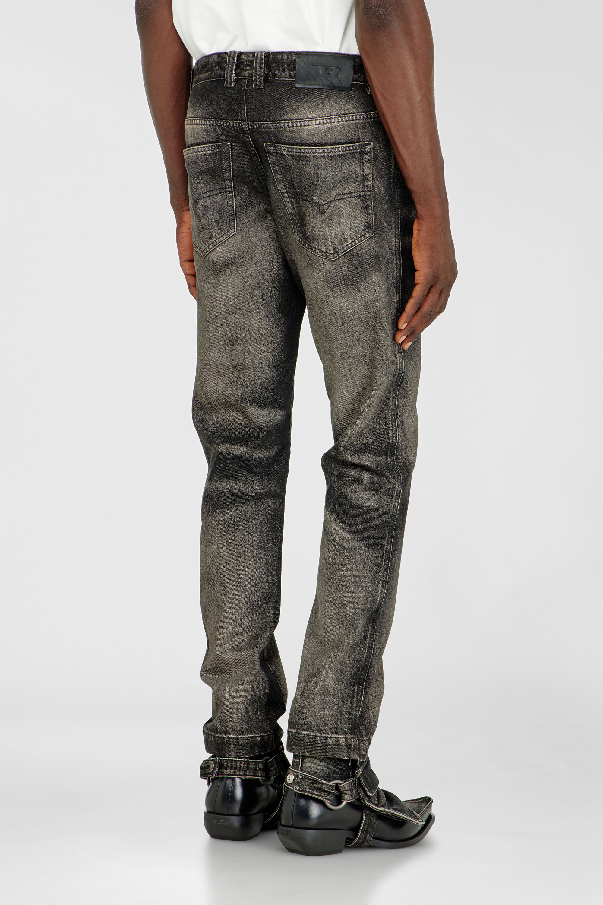 Diesel - Herren Slim Jeans D-Ghetvyl 09R33, Schwarz/Dunkelgrau - 5