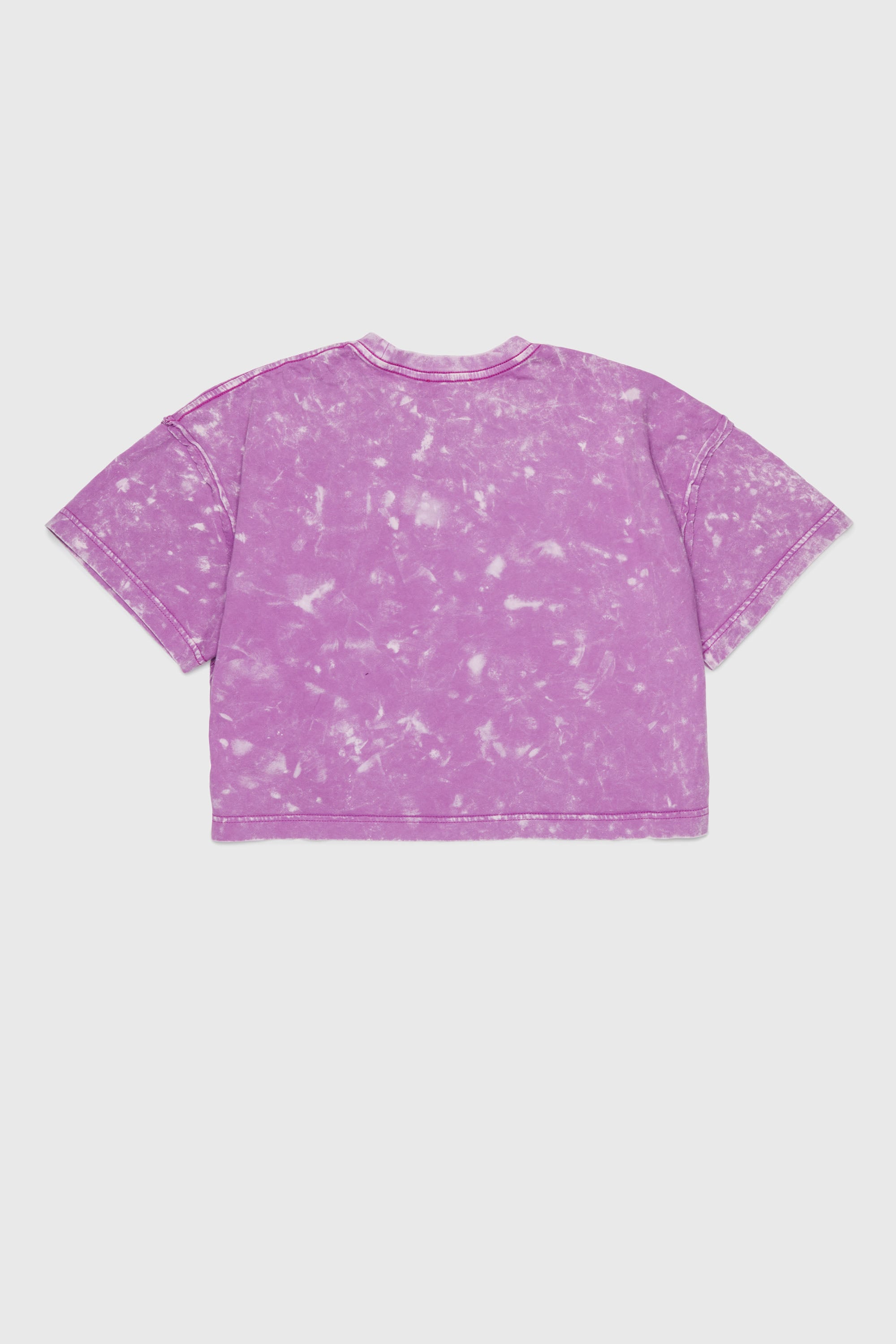 Diesel - TLOXY, Woman's Cropped T-shirt with tie-dye effect in Violet - 2