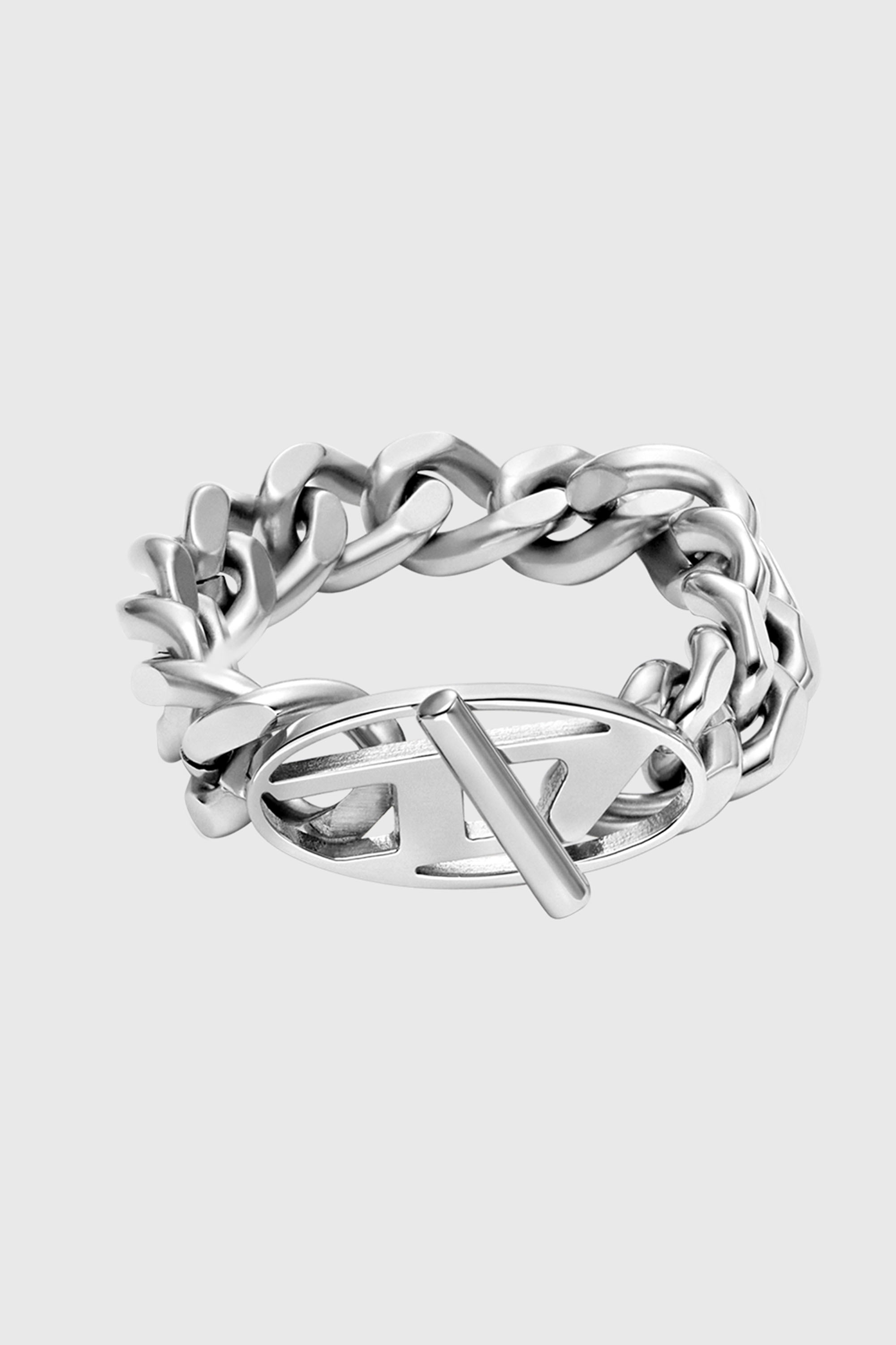 Diesel - DX1533040, Unisex Softer Kettenring aus Edelstahl in Silber - 2