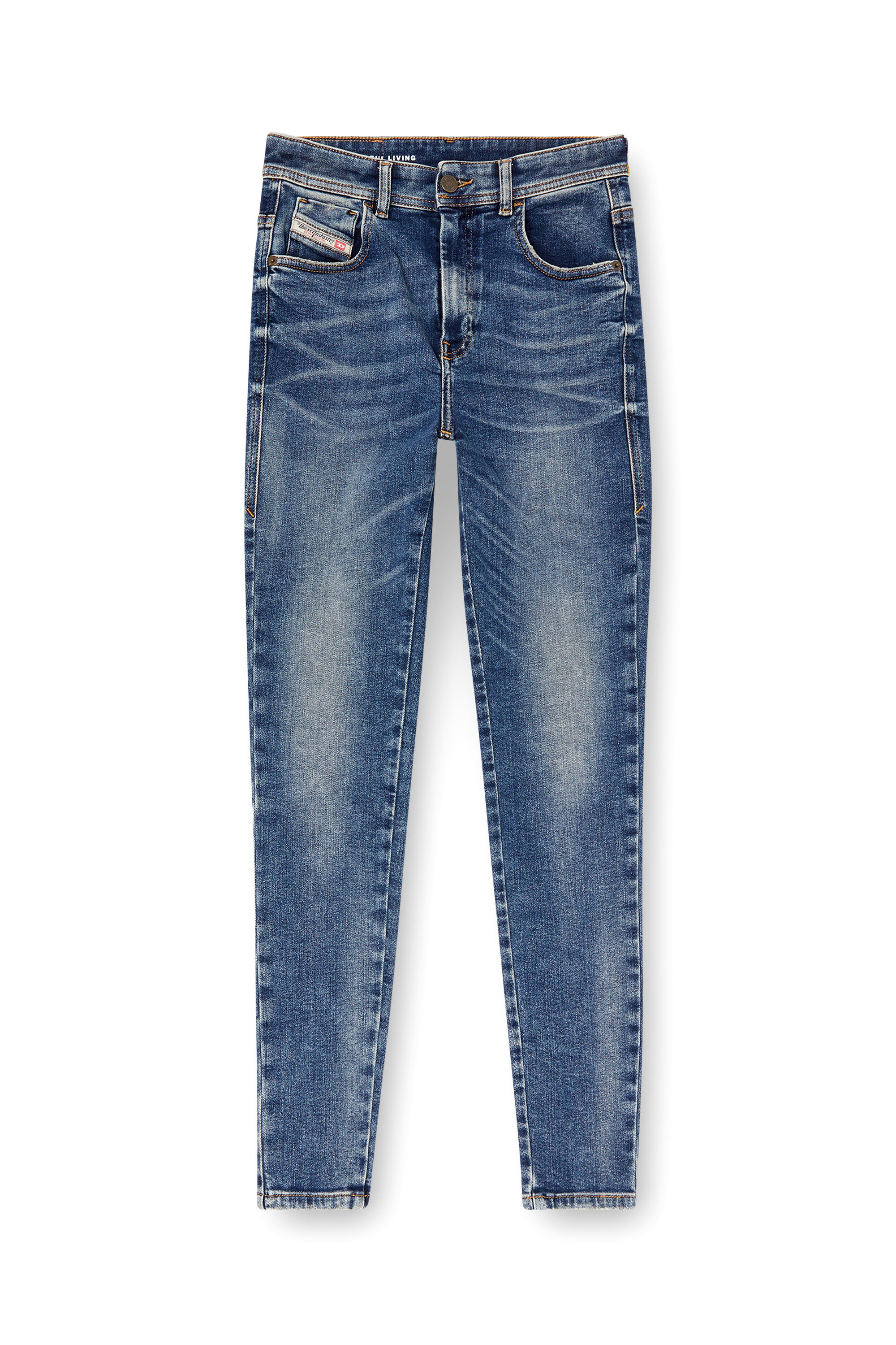 Diesel - Damen Skinny Jeans 1984 Slandy-High 007Y9, Mittelblau - 3