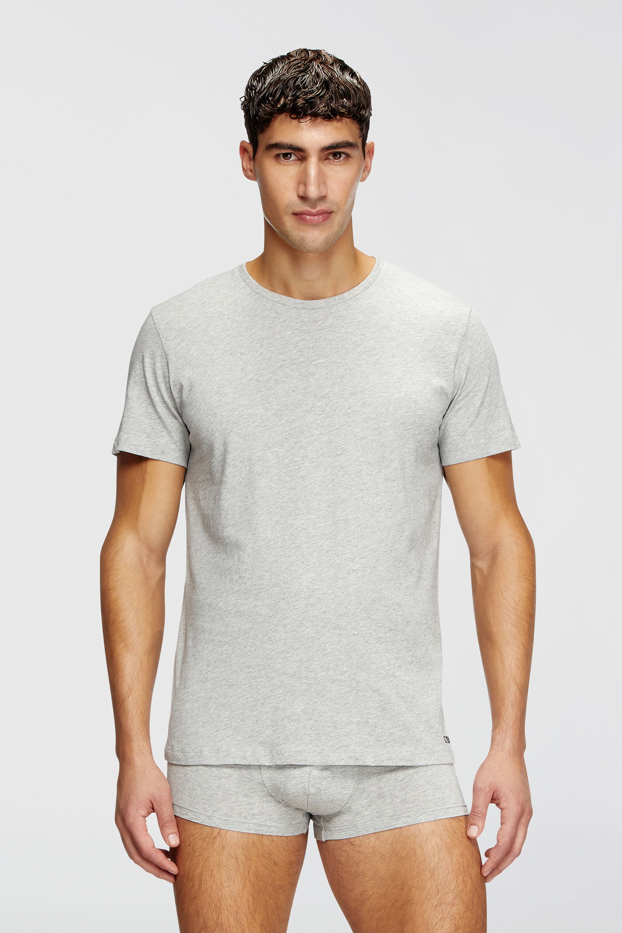 Diesel - RANDAL-D-BOX-3PACK, Herren T-Shirts im Dreierpack in Grau/Schwarz - 2