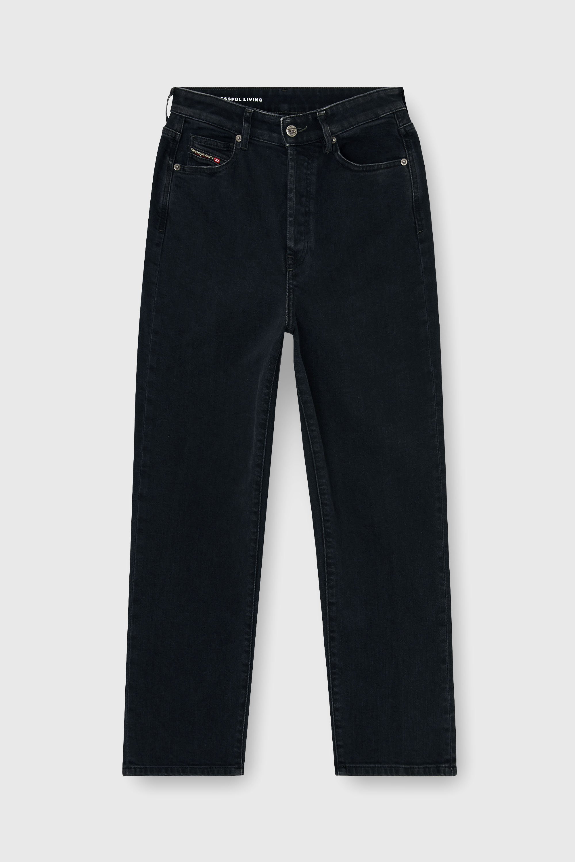 Diesel - Damen Regular Jeans 1981 D-Went 09N89, Schwarz/Dunkelgrau - 2