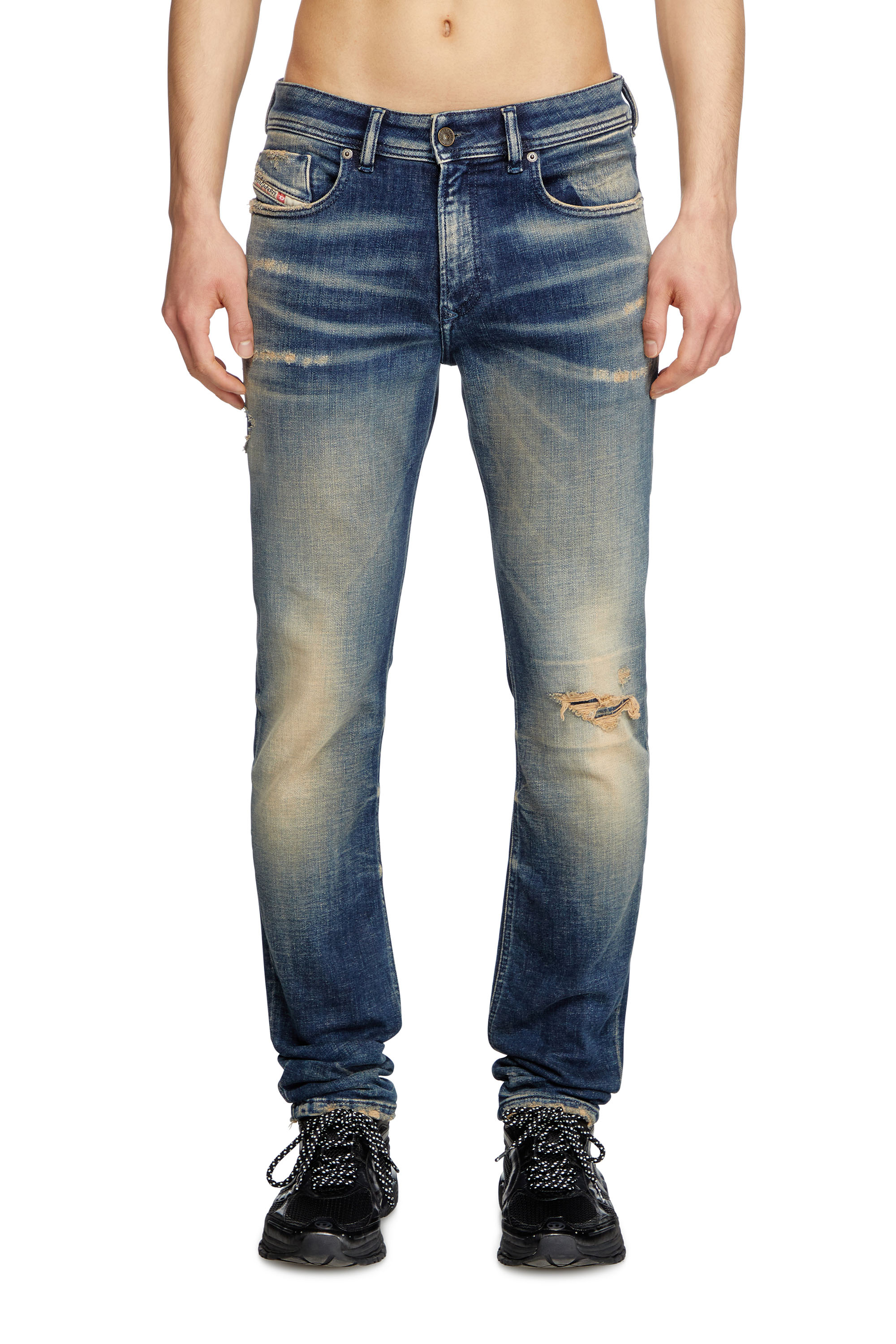 Diesel - Herren Skinny Jeans 1979 Sleenker 09K74, Dunkelblau - 1