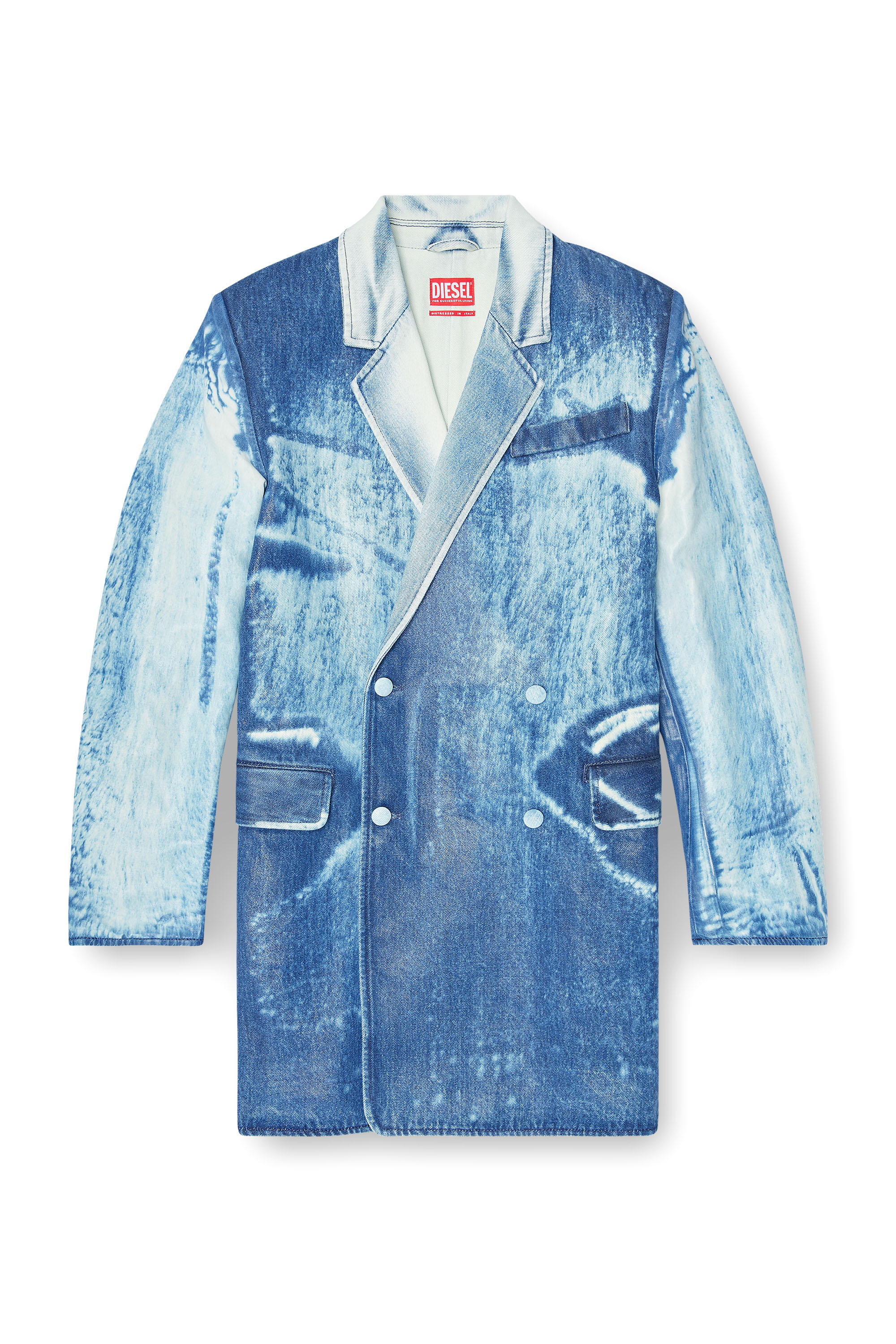 Diesel - DE-LUMEA-FSI1, Damen Blazer aus X-Ray-Denim in Blau - 3