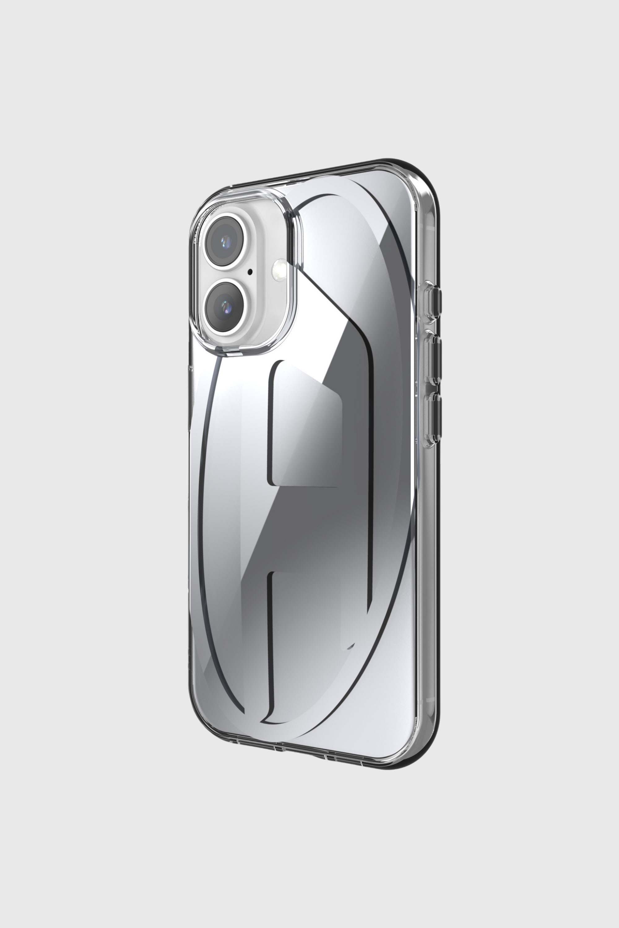 Diesel - 60159 AOP CASE, Unisex's Oval D Mirror Case for iP 16 in Grey - 3