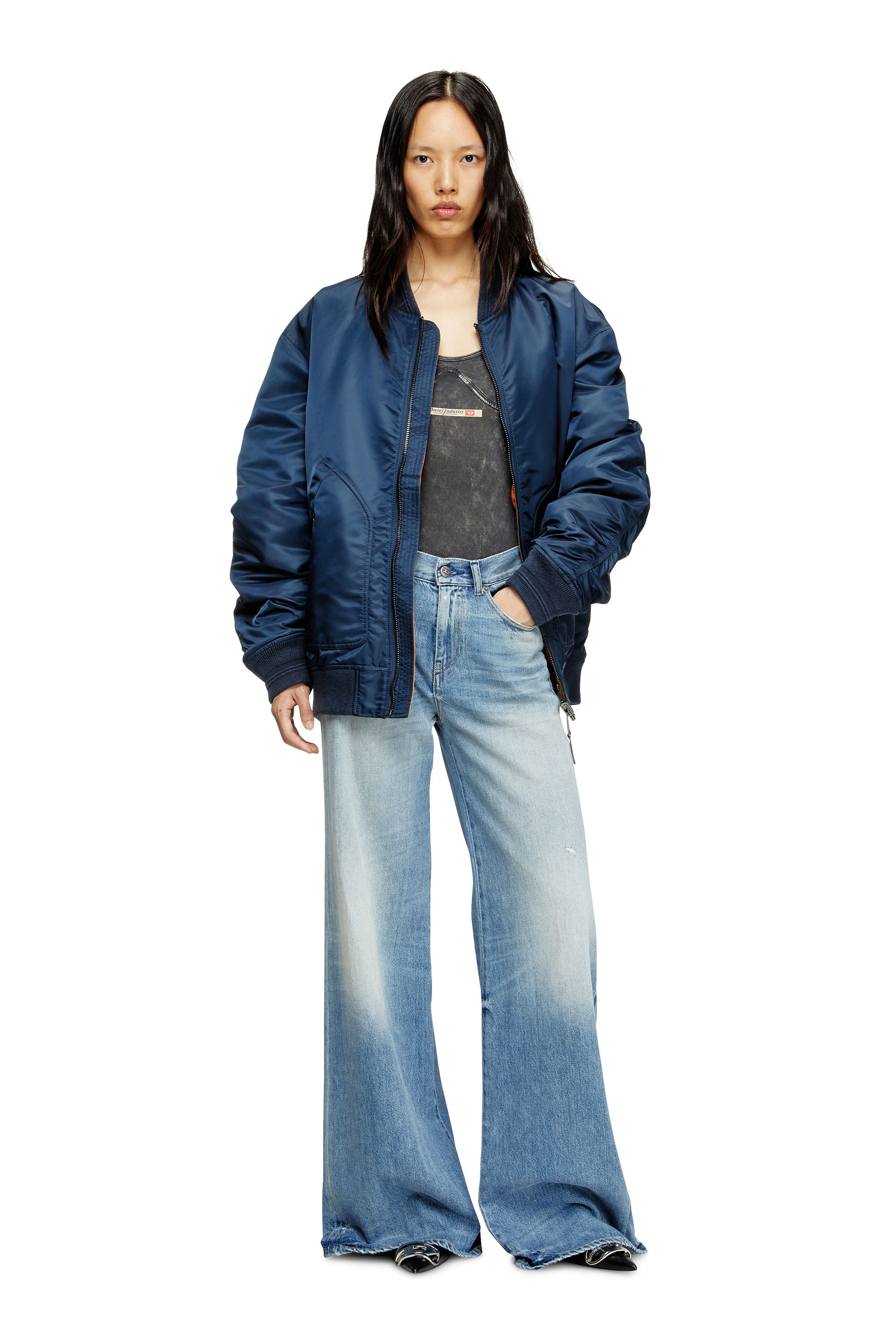Flare Jeans 1978 D-Akemi 09M07, Hellblau Diesel - Damen Flare Jeans 1978 D-Akemi 09M07, Hellblau - 1