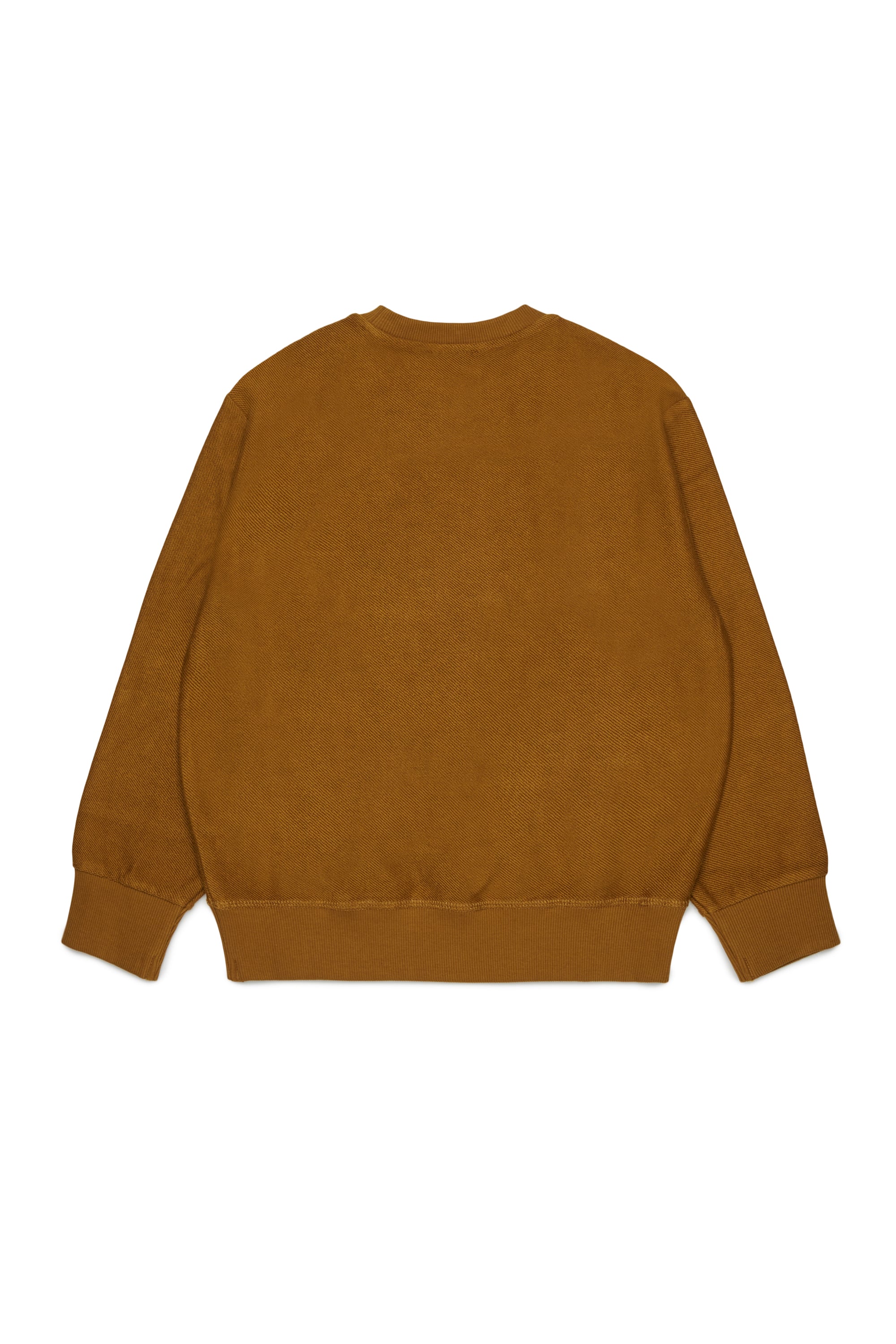Diesel - SFRIT OVER, Herren Sweatshirt mit Streifen und Oval D Logo in Braun - 2