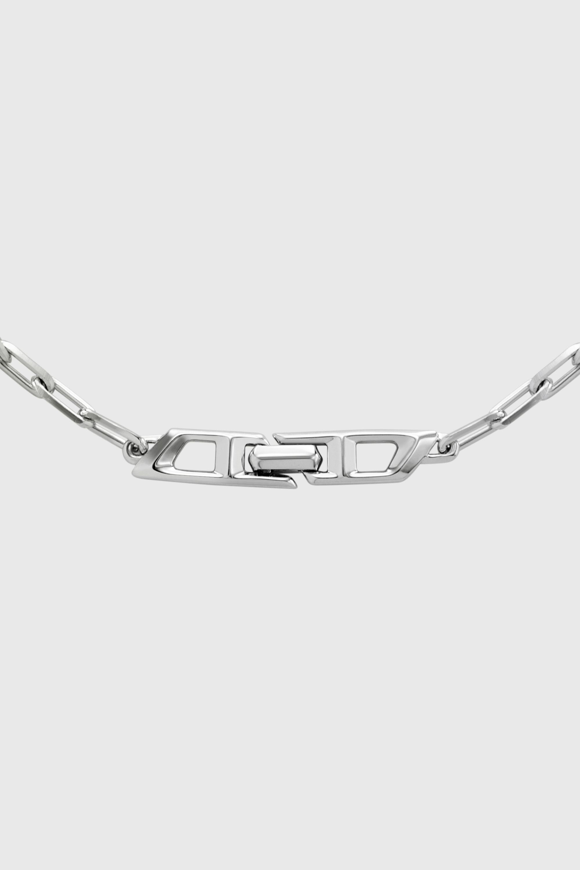 Diesel - DL1364040 STERLING SILVER JEWEL, Unisex Halskette aus sterlingsilber mit kette in Silber - 1