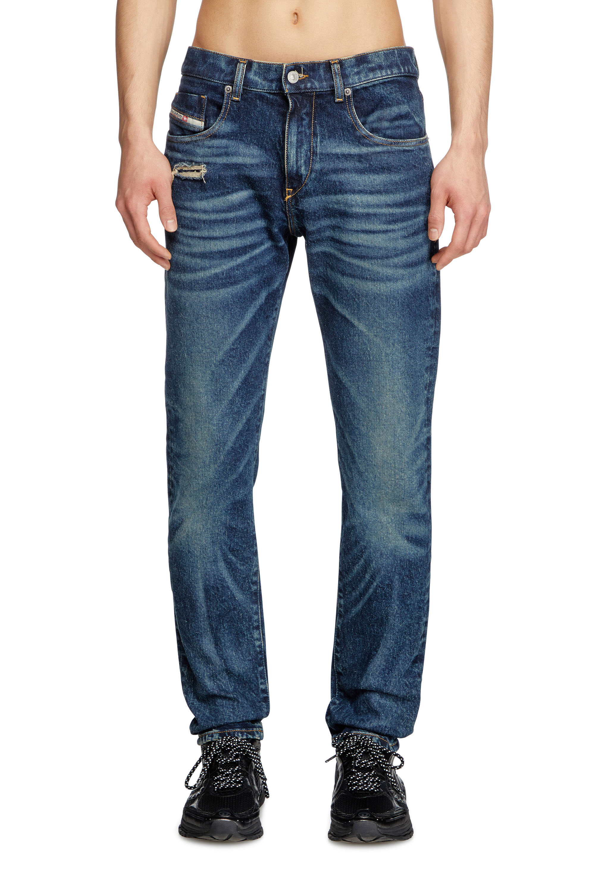 Diesel - Herren Slim Jeans 2019 D-Strukt 007Y3, Dunkelblau - 1