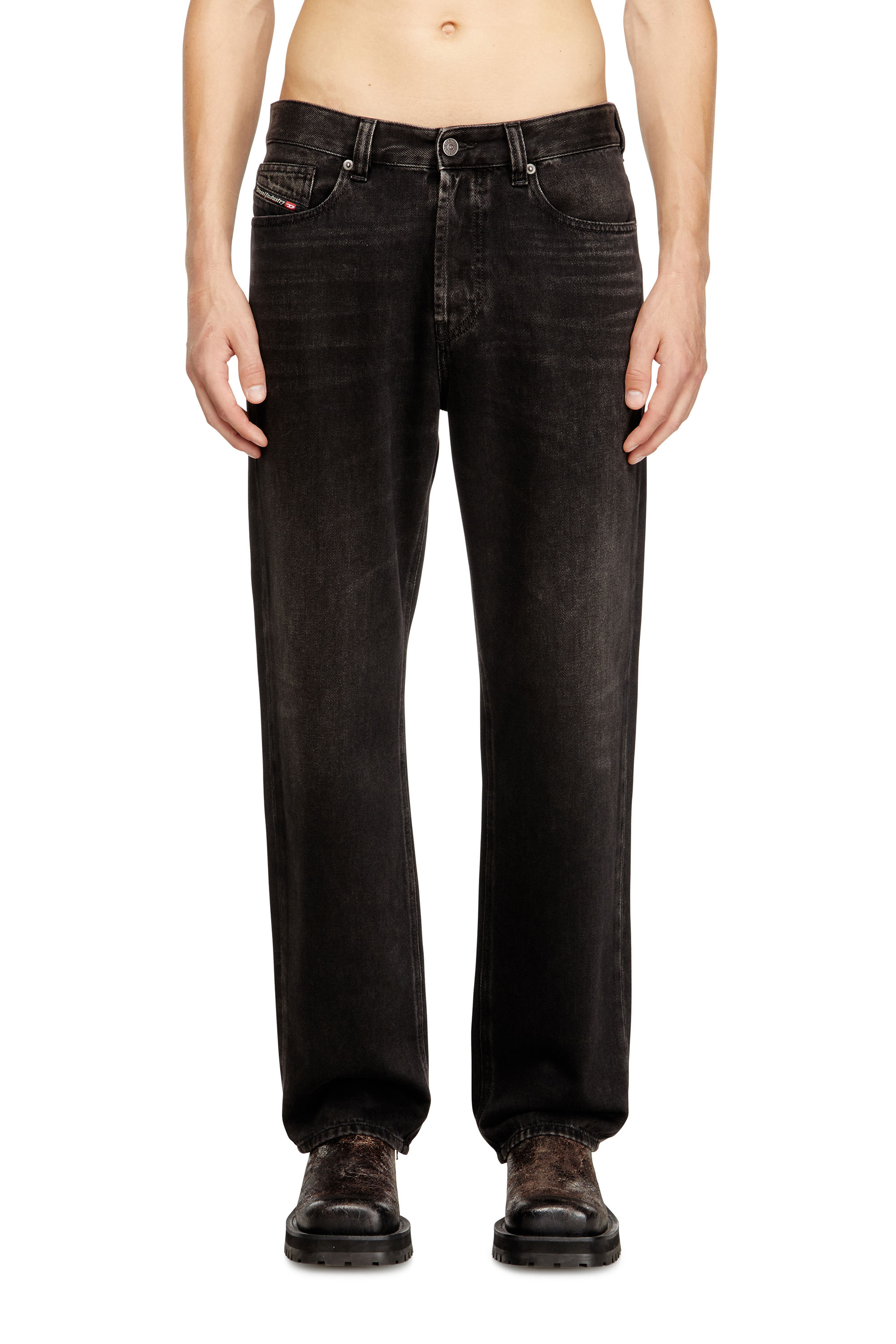 Diesel - Herren Regular Jeans 2024 D-Macs 09J96, Schwarz/Dunkelgrau - 1