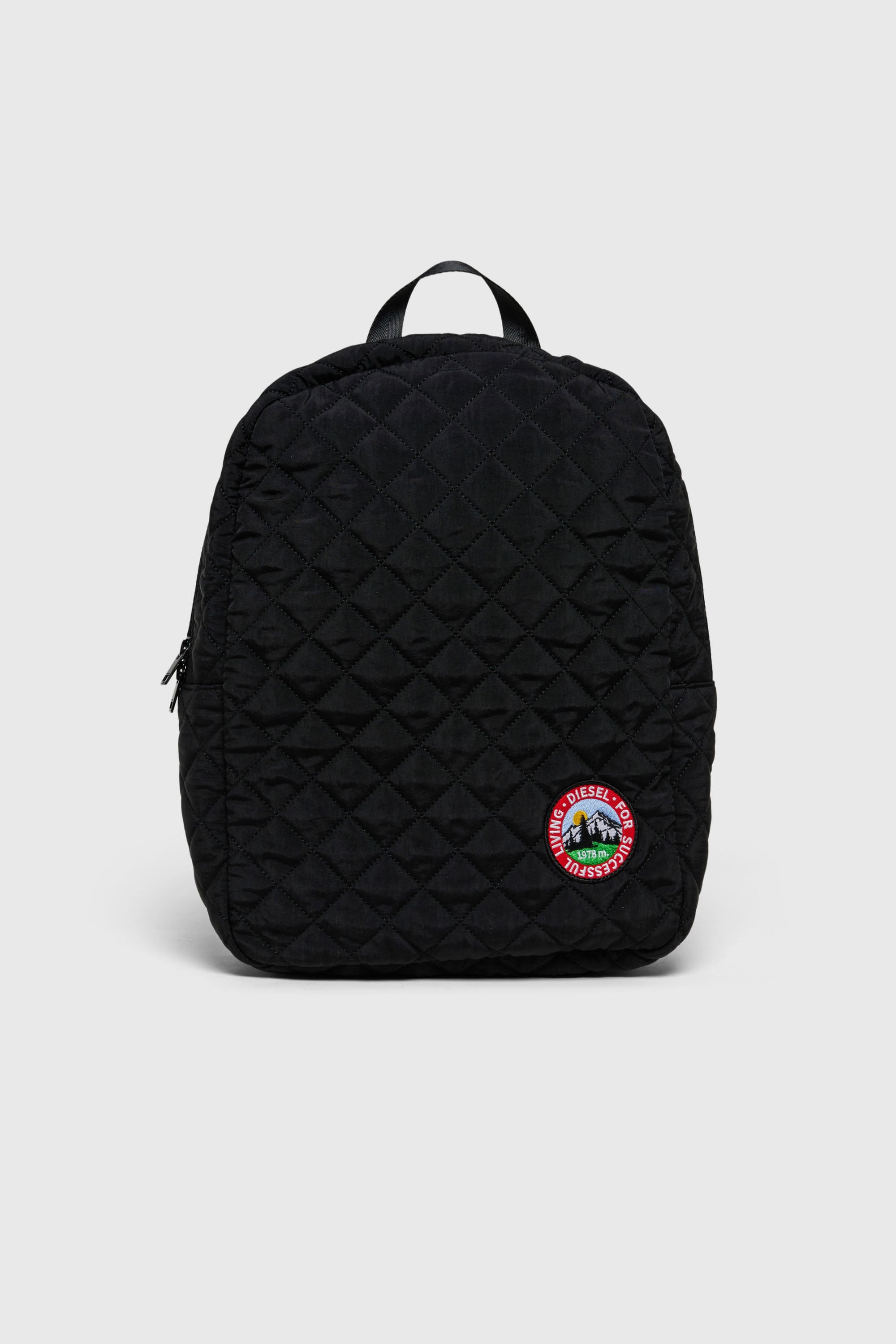 Diesel - WMENT, Unisex WMENT - Rucksack aus gestepptem Nylon in Schwarz - 1