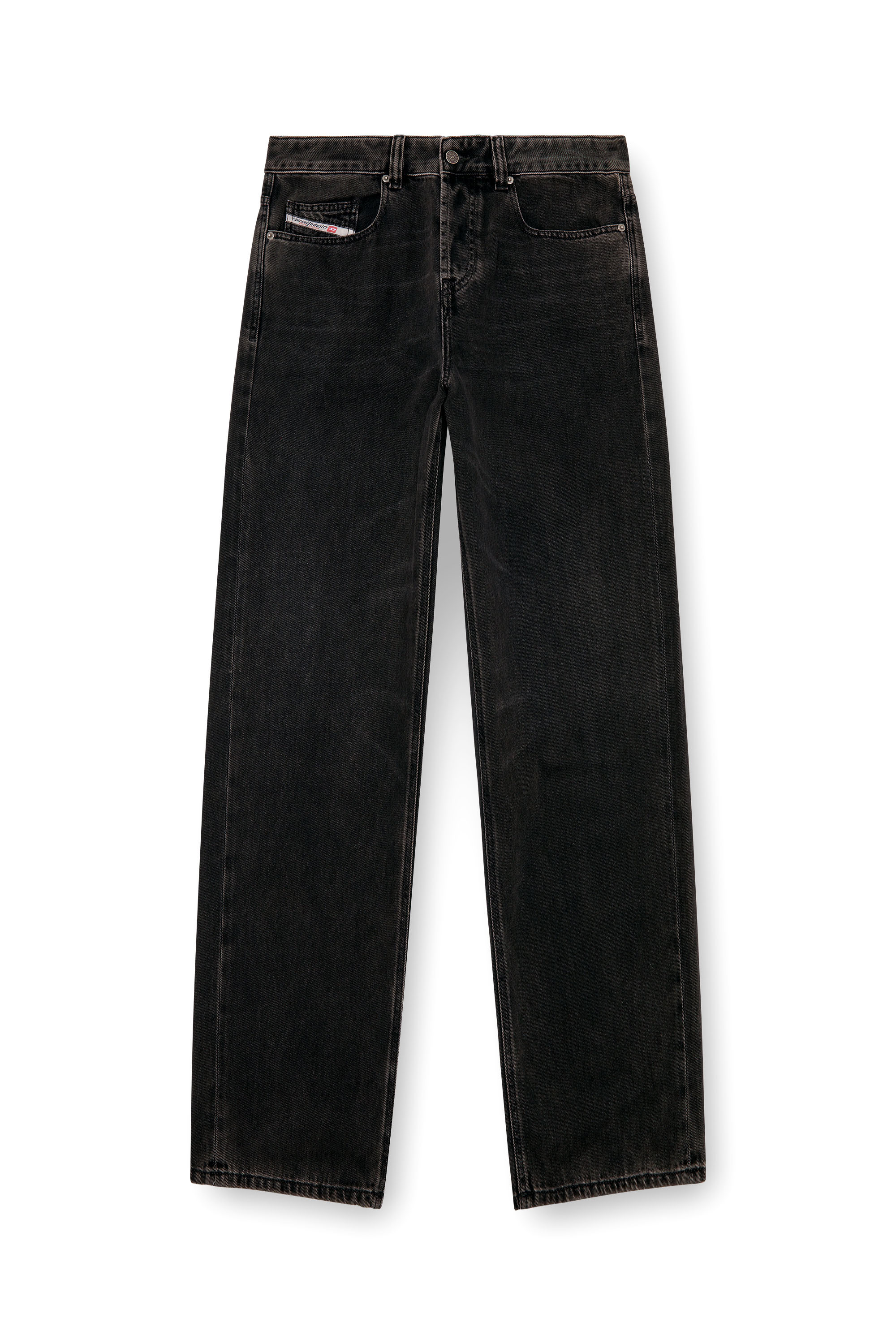 Diesel - Herren Straight Jeans 2001 D-Macro 09I35, Schwarz/Dunkelgrau - 5