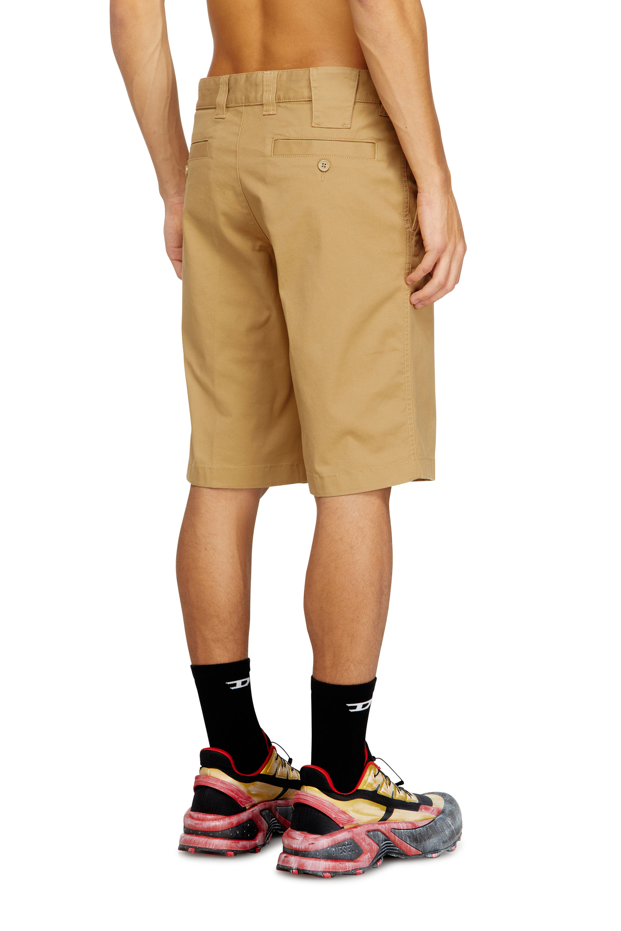 Diesel - P-DEFINE-SHORT-EPCH, Herren Stonewash-Baumwollshorts in Beige - 4