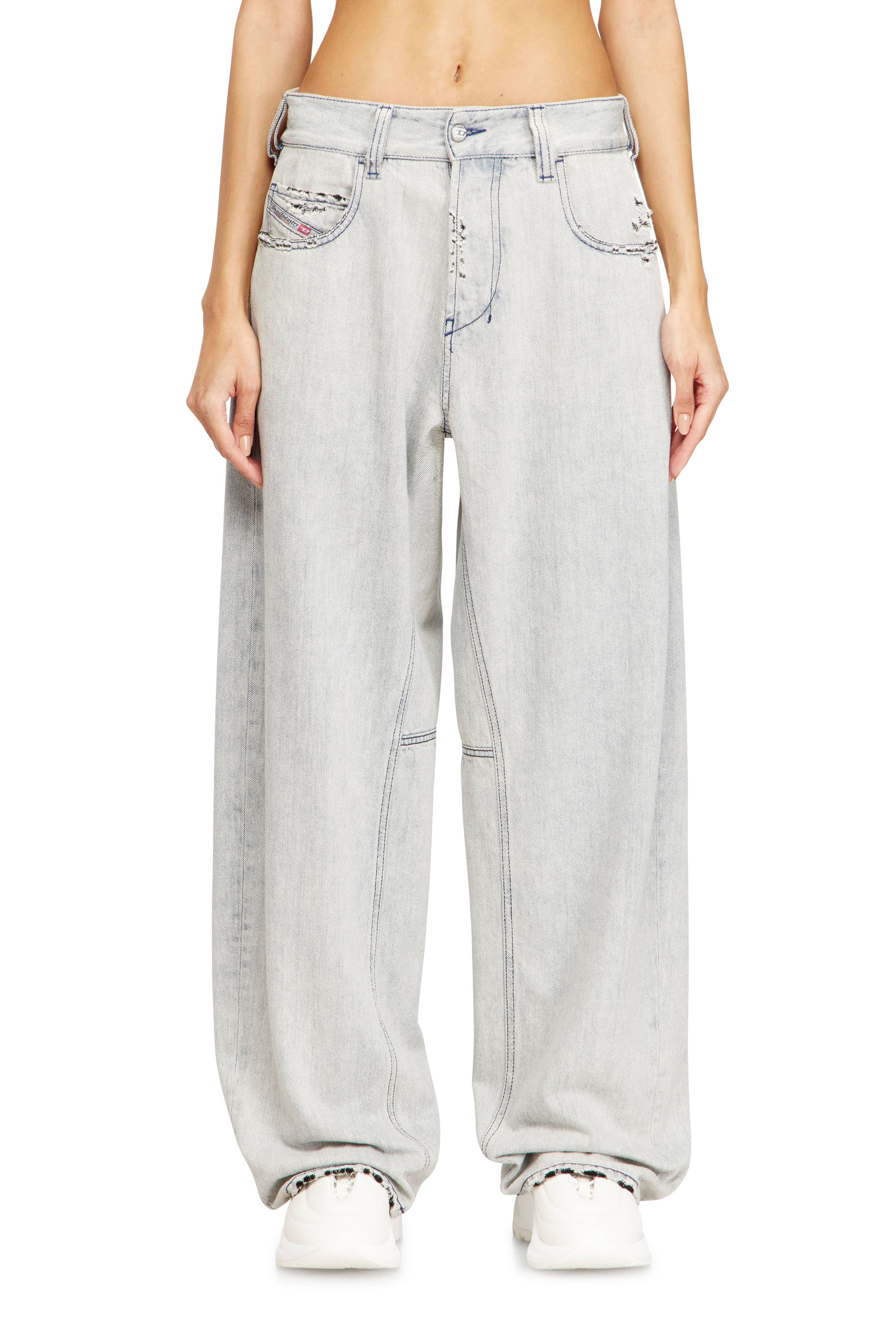 Diesel - Unisex Relaxed Jeans 1997 D-Enim-M 068UR, Hellblau - 6