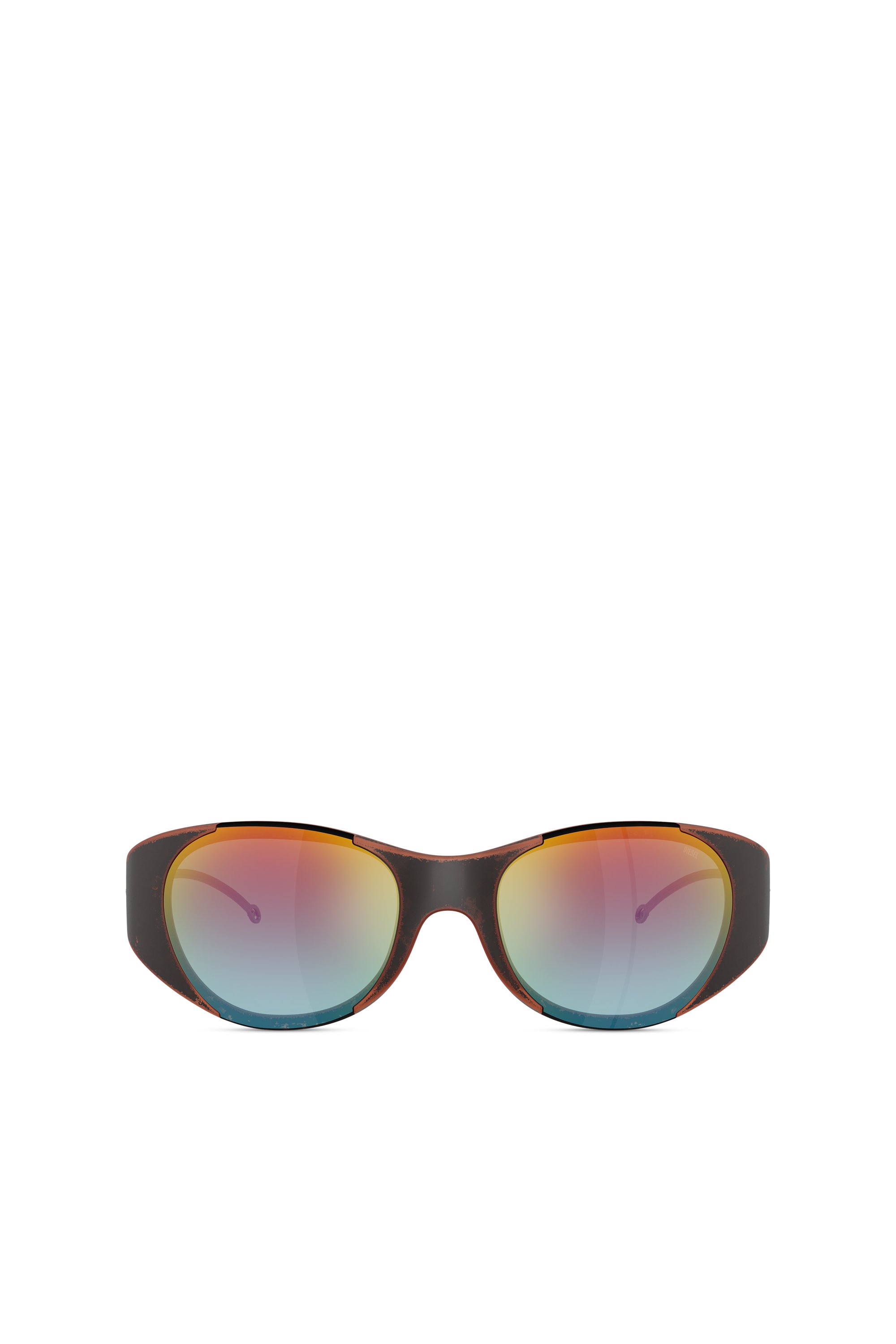 Diesel - 0DL3003, Unisex Ovale Sonnenbrille in Orange/Grau - 1