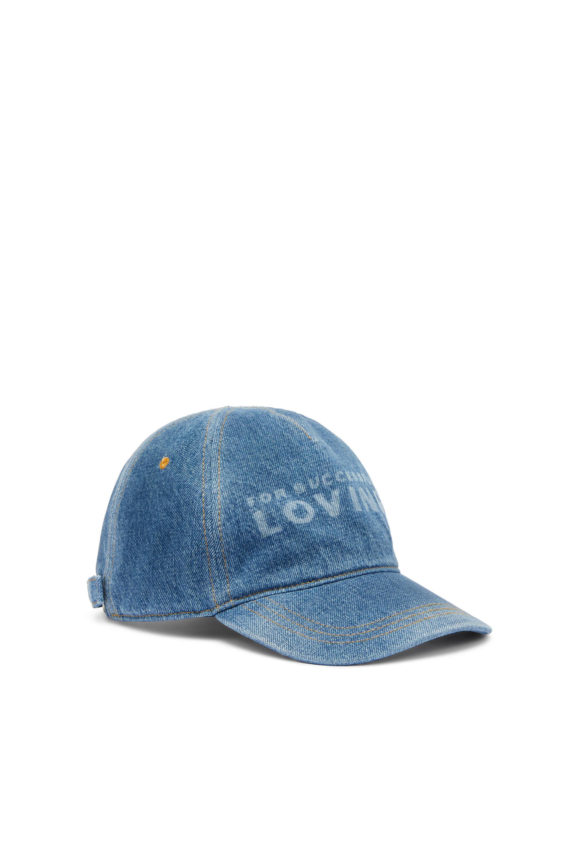 Diesel - PR-CAP-CHITIN, Unisex Baseballkappe aus Denim mit For Successful Loving Logo in Mittelblau - 1
