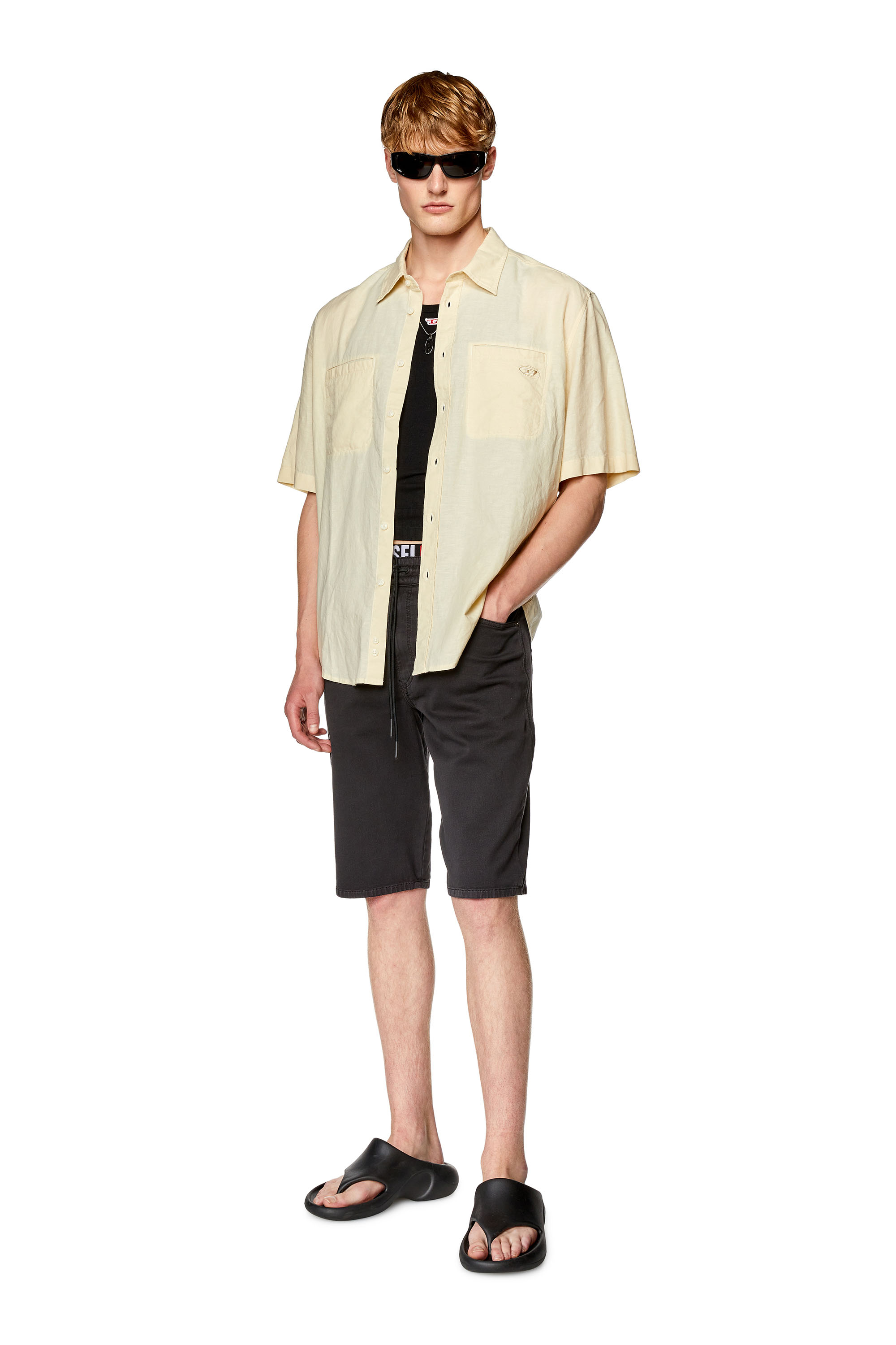 Diesel - D-KROOLEY-SHORT JOGG, Schwarz - Image 2