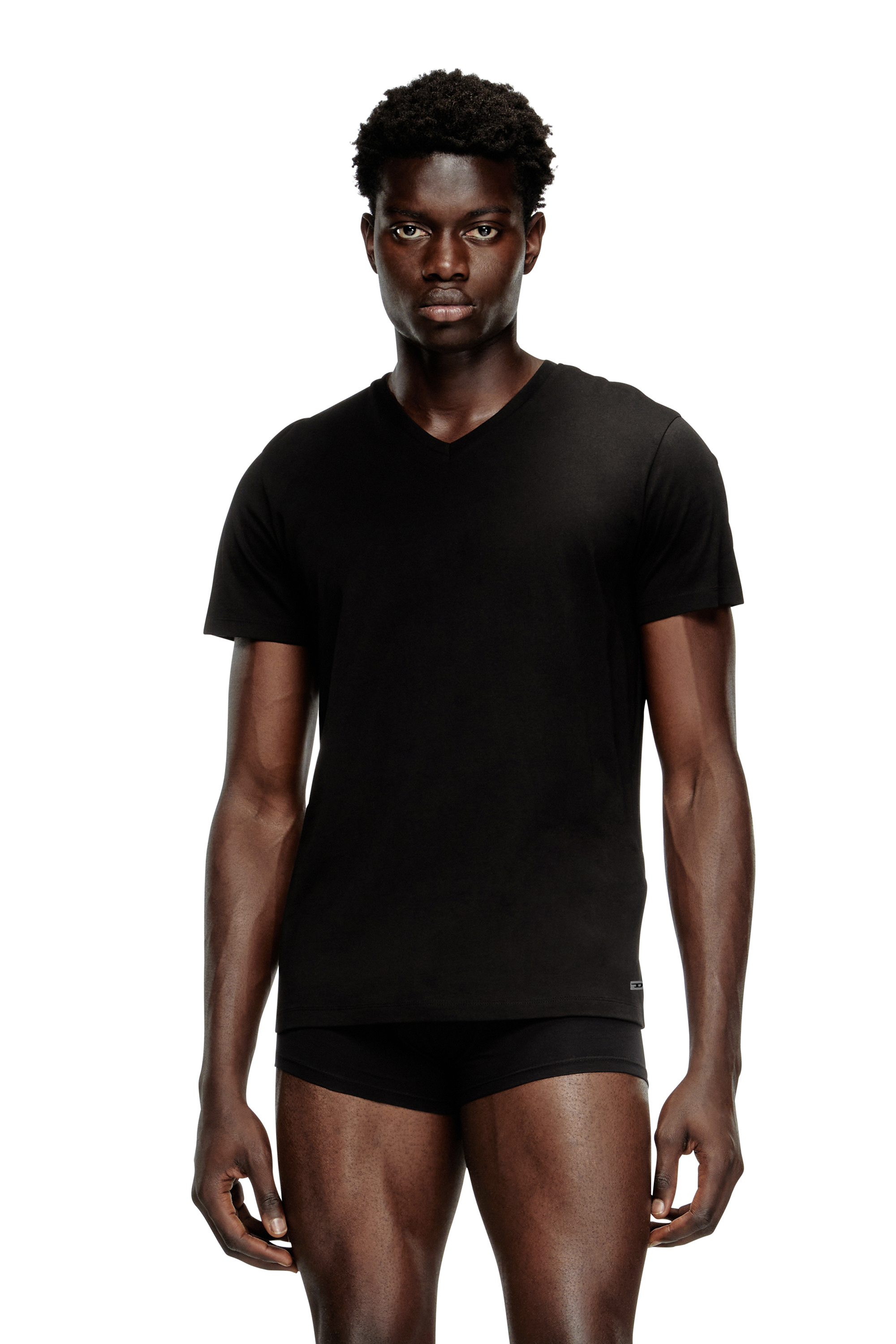 Diesel - MICHAEL-D-BOX-3PACK, Herren T-Shirts mit V-Ausschnitt im Dreierpack in Schwarz - 2