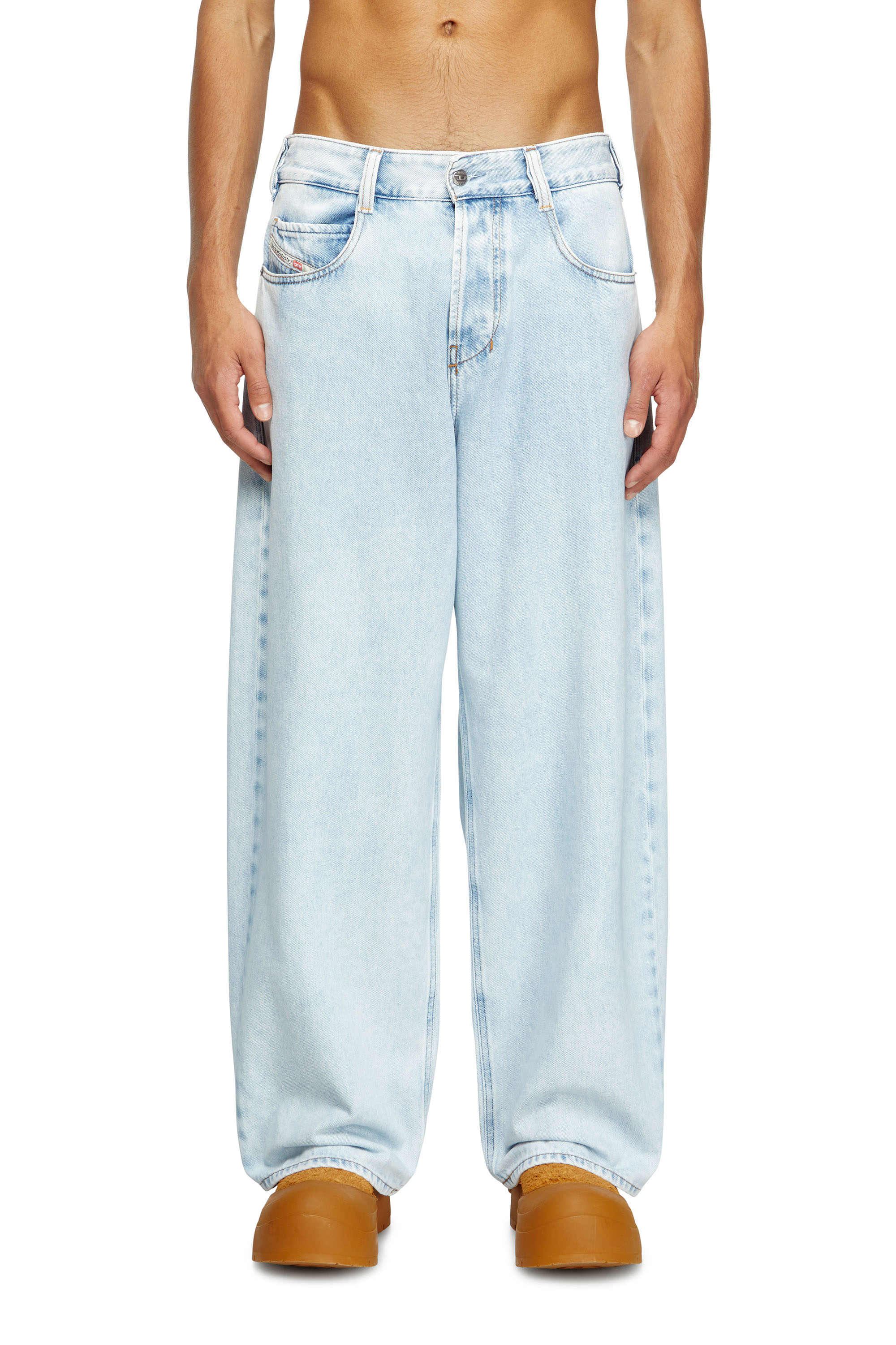 Diesel - Unisex Relaxed Jeans 1997 D-Enim 09M74, Hellblau - 1