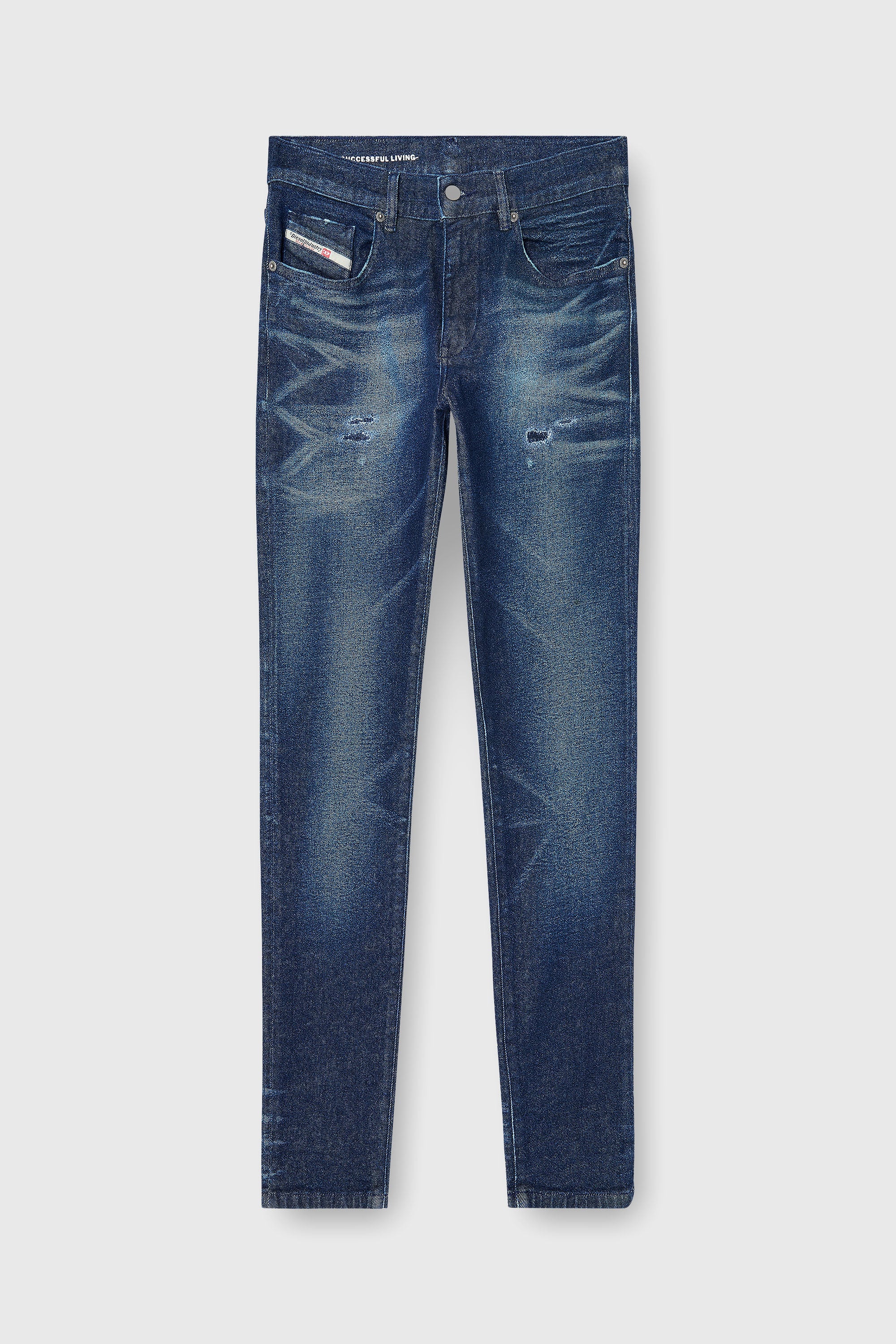Diesel - Herren Slim Jeans 2019 D-Strukt 0KBBU, Dunkelblau - 2