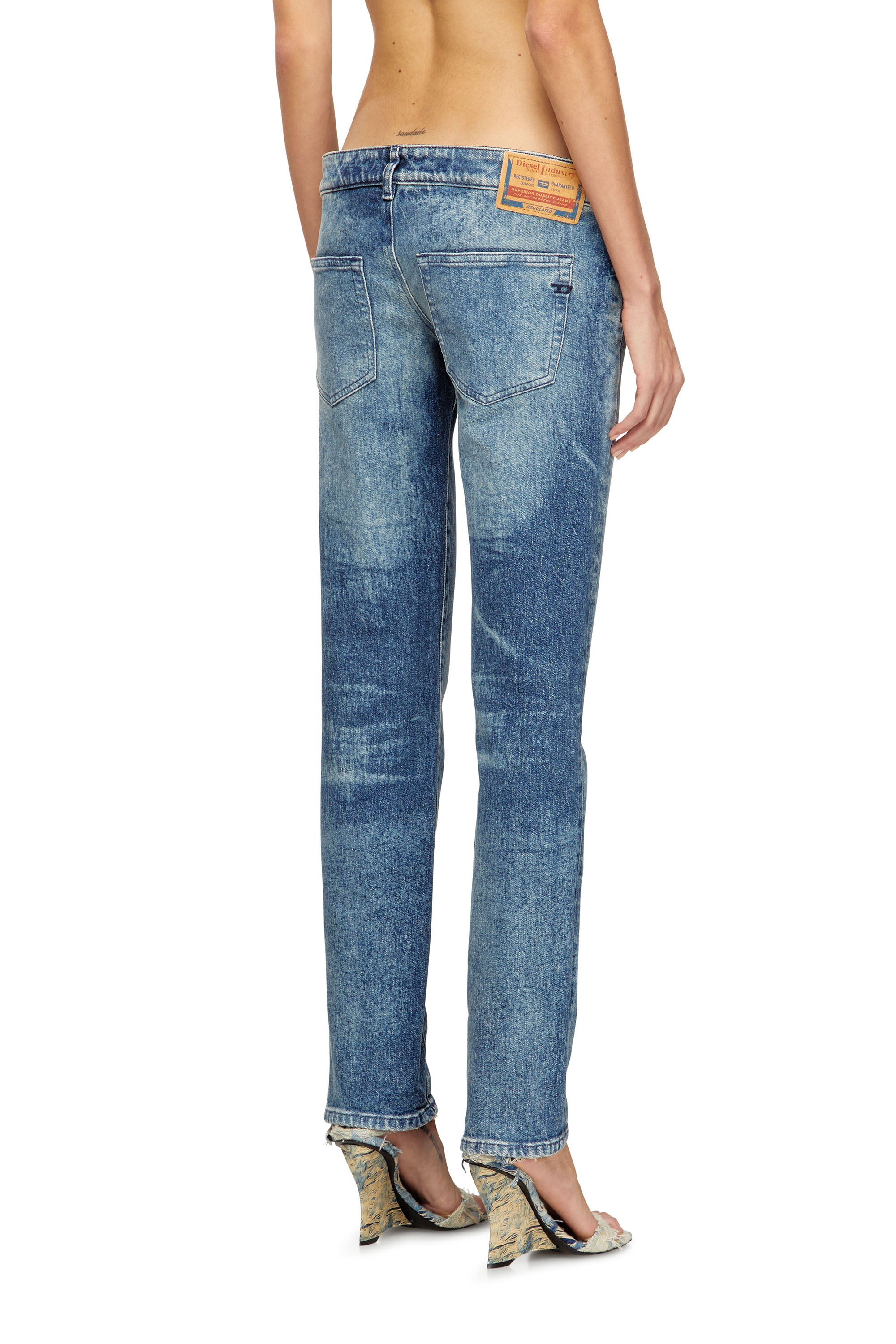 Regular Jeans D-Waisty 007DI, Mittelblau Diesel - Damen Regular Jeans D-Waisty 007DI, Mittelblau - 4