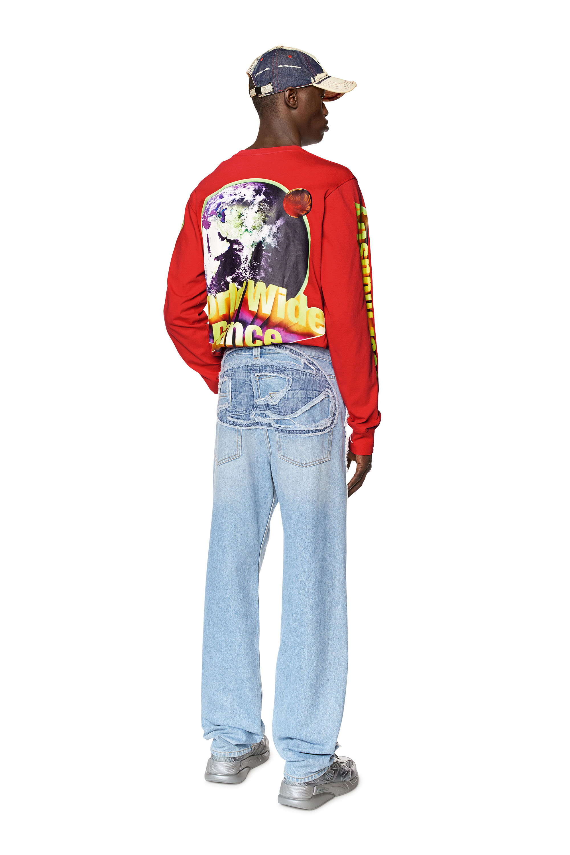 Diesel - T-JUST-LS-L1, Rosa - Image 2