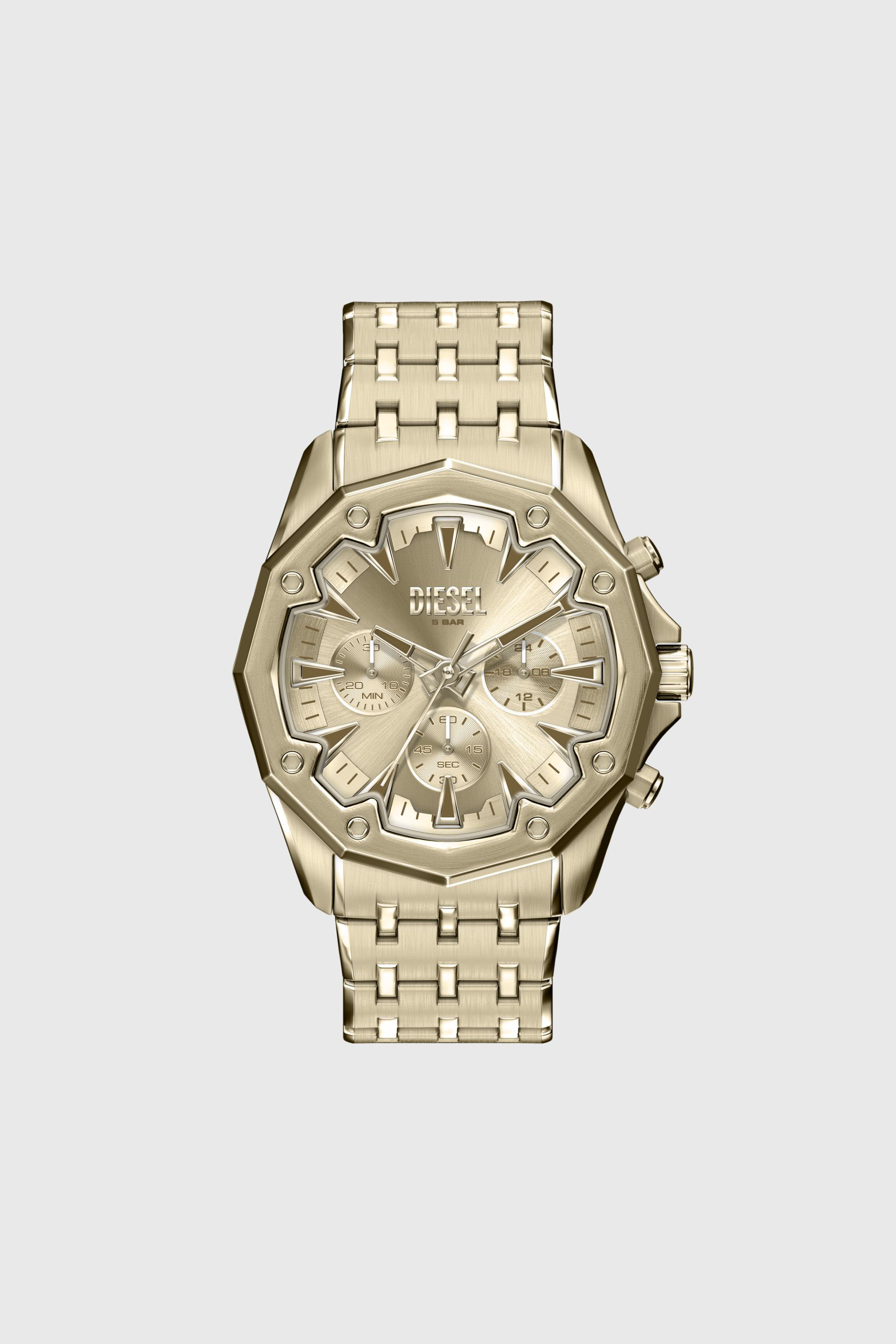 Diesel - DZ4707 WATCH, Herren Stinger Uhr aus goldfarbenem Edelstahl in Gold - 1