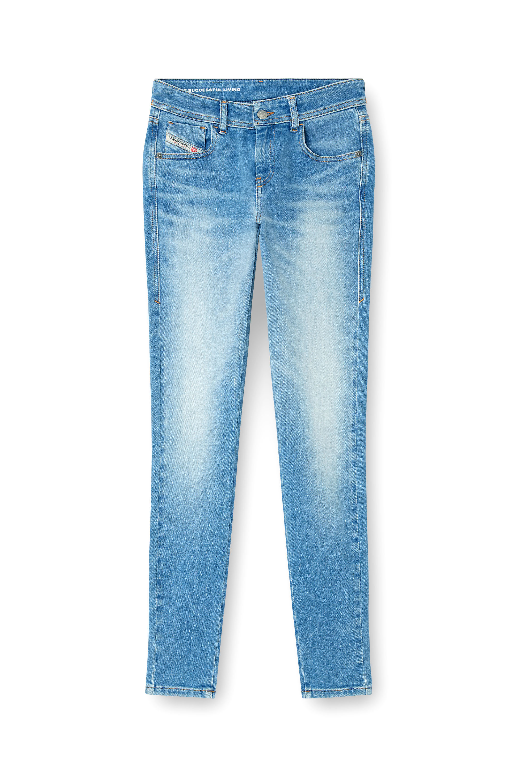 Diesel - Damen Skinny Jeans 2017 Slandy 09L94, Hellblau - 3