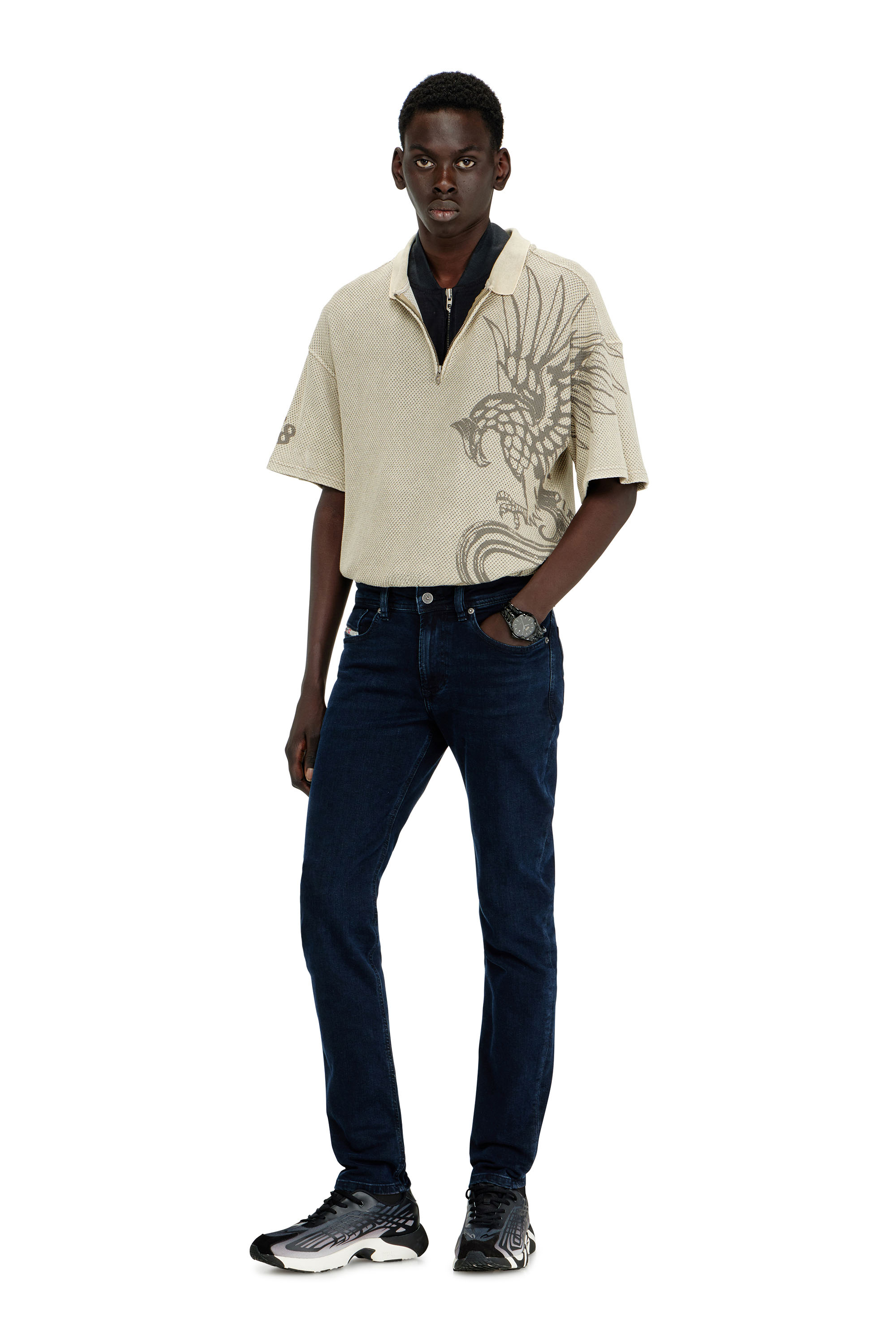 Diesel - Herren Skinny Jeans 1979 Sleenker 0KBBG, Dunkelblau - 1