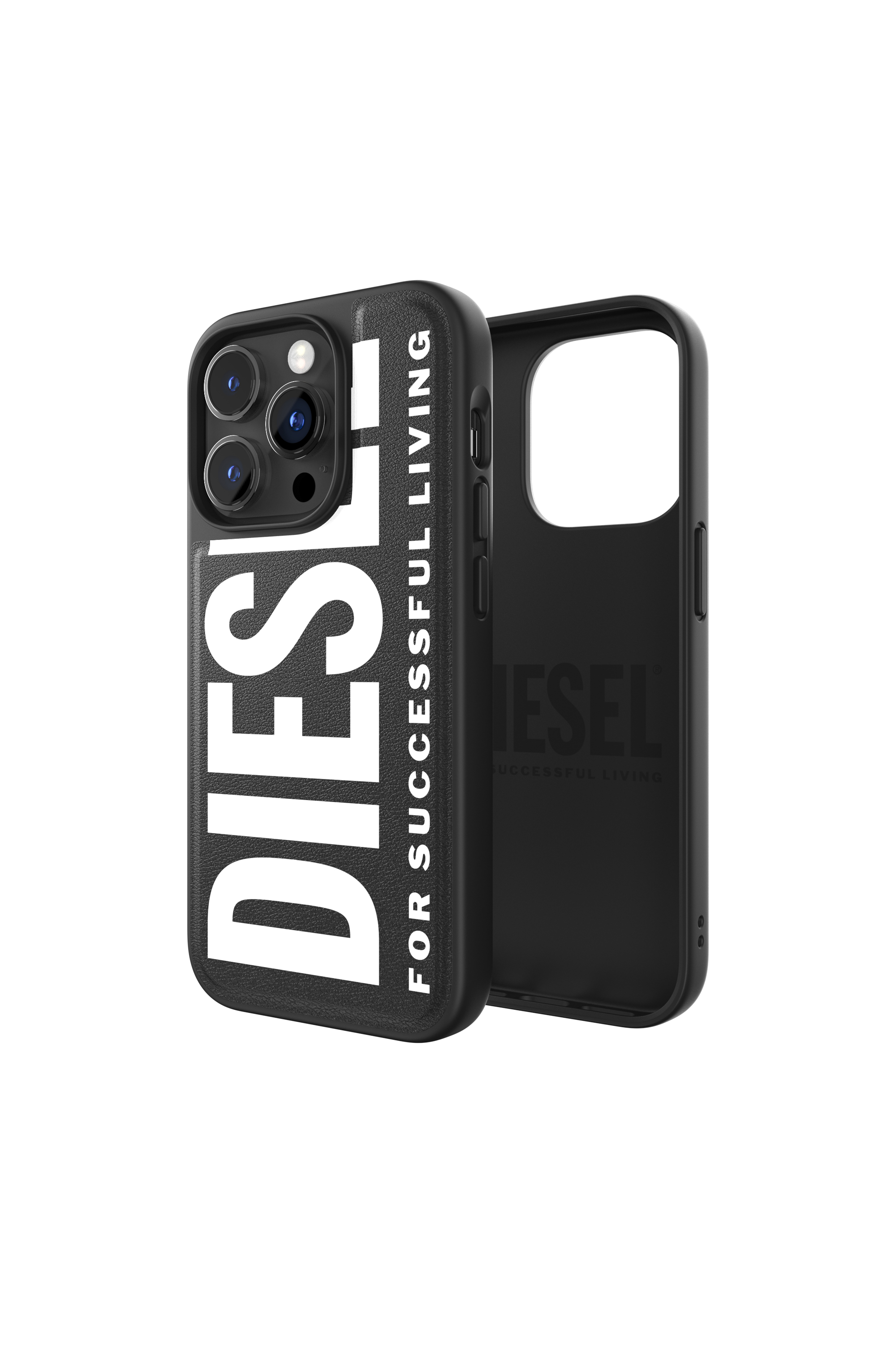 Diesel - 50257 MOULDED CASE, Unisex Handycase für iPhone 14 Pro in Schwarz - 1