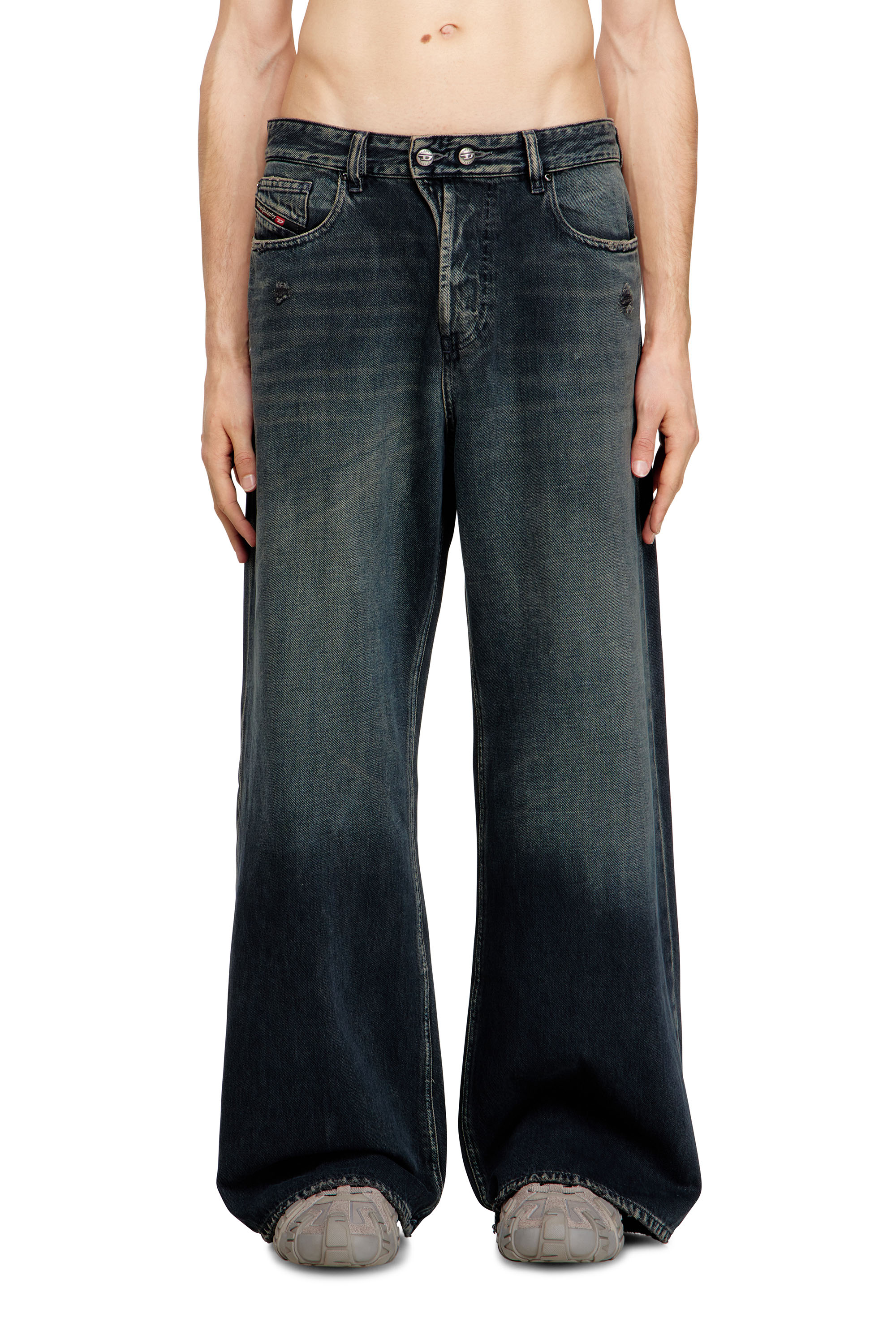 Diesel - Unisex Relaxed Jeans 1996 D-Sire 09N67, Dunkelblau - 1