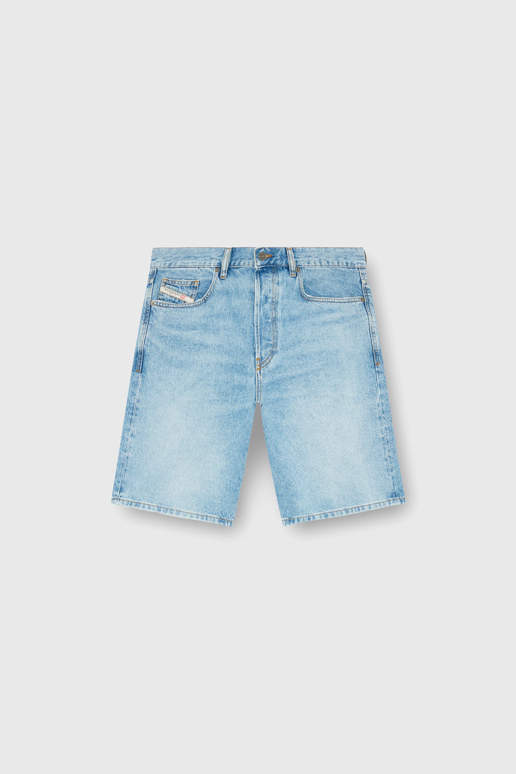 Diesel - REGULAR-SHORT, Herren Shorts aus Denim in Hellblau - 2