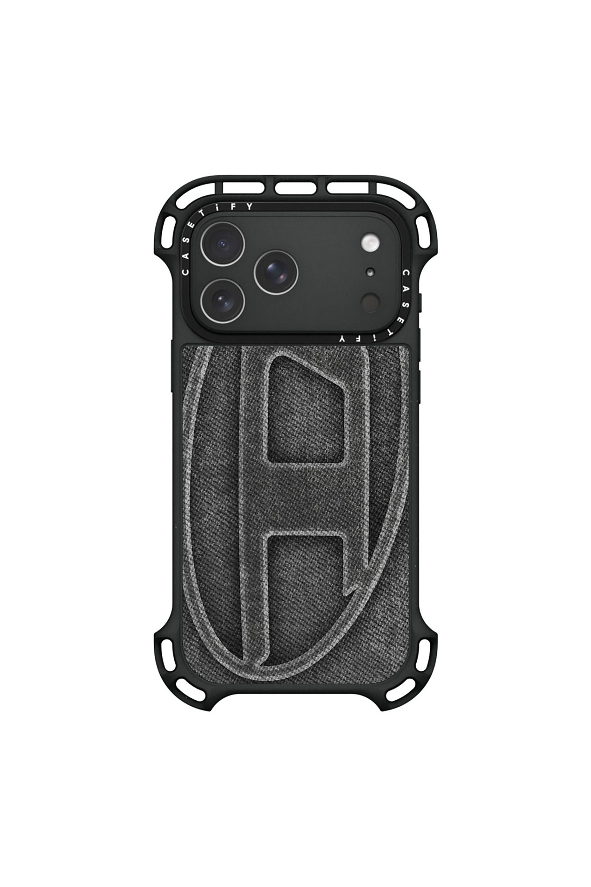 Diesel - 60599 MOULDED CASE, Unisex H&uuml;lle Oval D f&uuml;r iPhone 17 Pro Max in Schwarz - 1