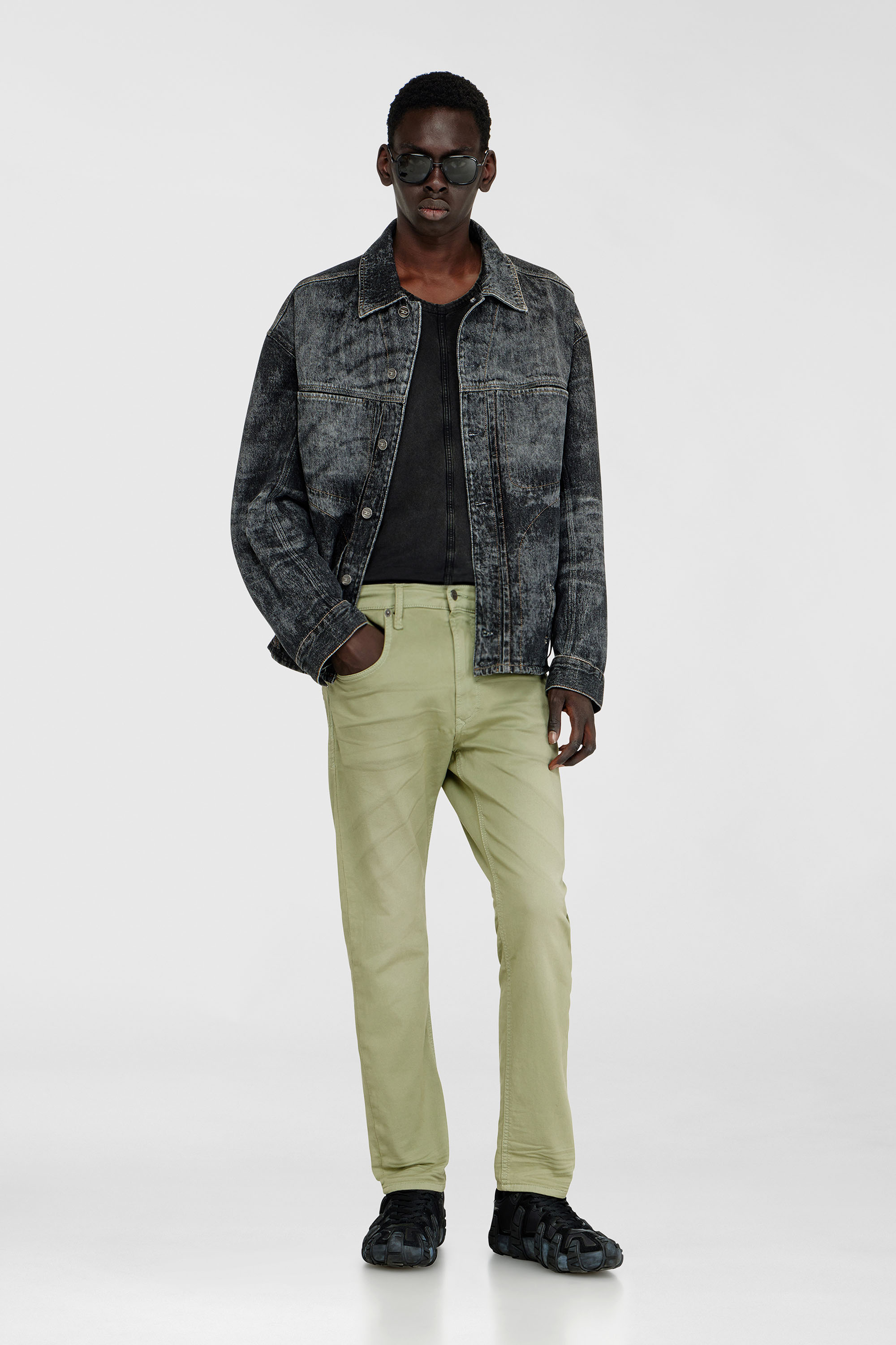 Diesel - Herren Regular 2032 D-Krooley-BW Joggjeans&reg; 0670M, Olivgr&uuml;n - 1
