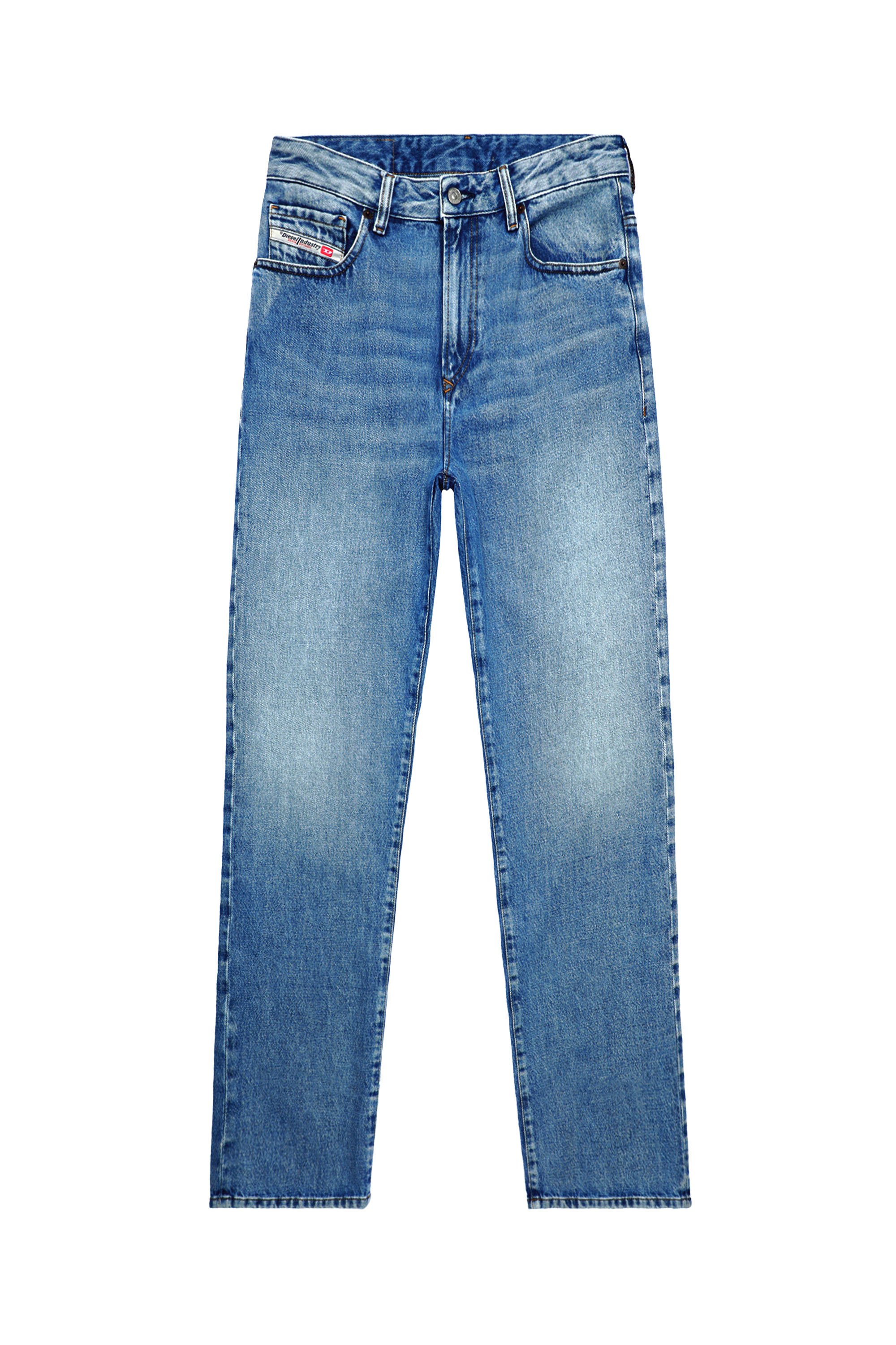 1999 D-REGGY 09C16 Straight Jeans, Mittelblau - Jeans