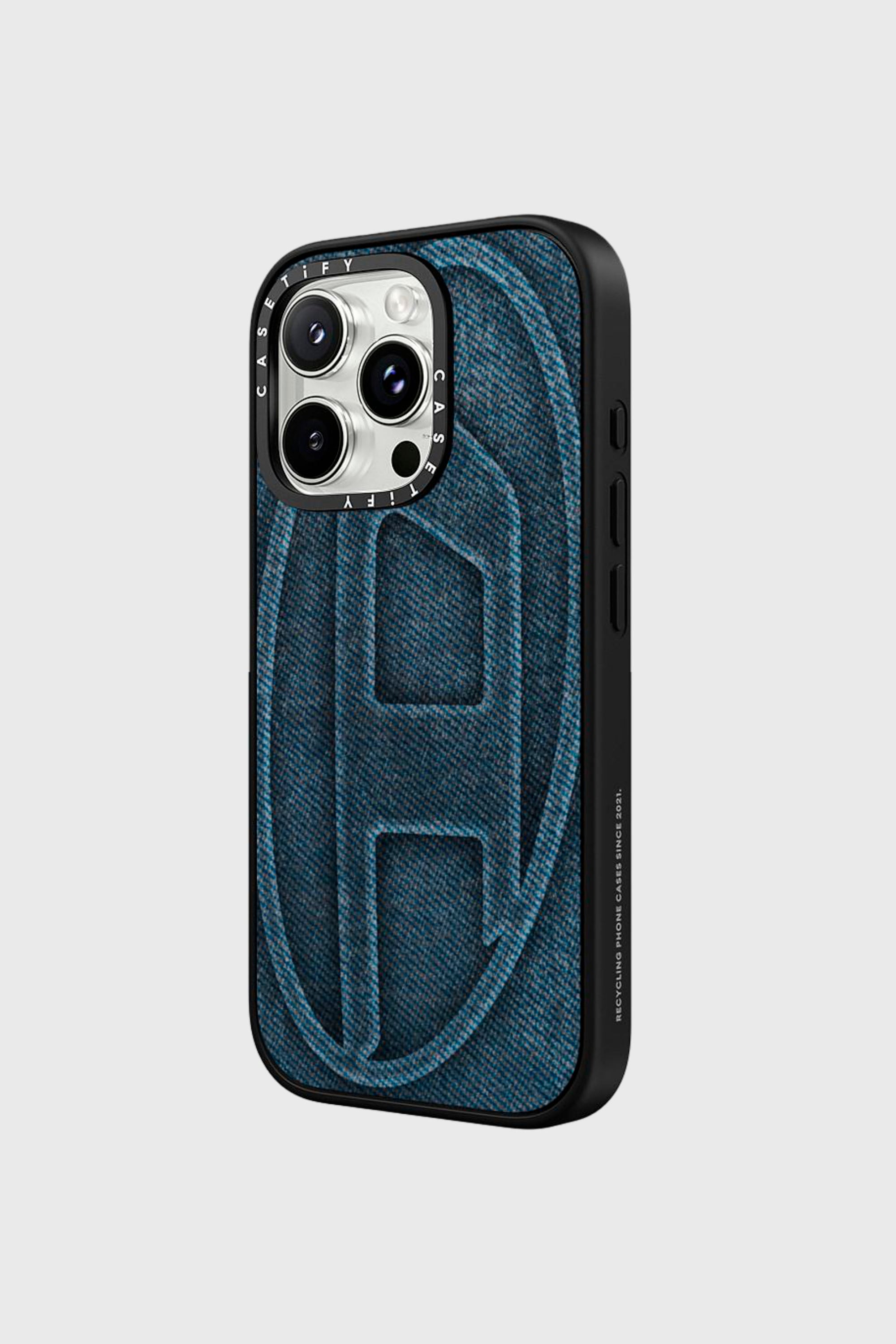 Diesel - 60583 MOULDED CASE, Unisex H&uuml;lle Oval D impact f&uuml;r iPhone 16 Pro in Blau - 2