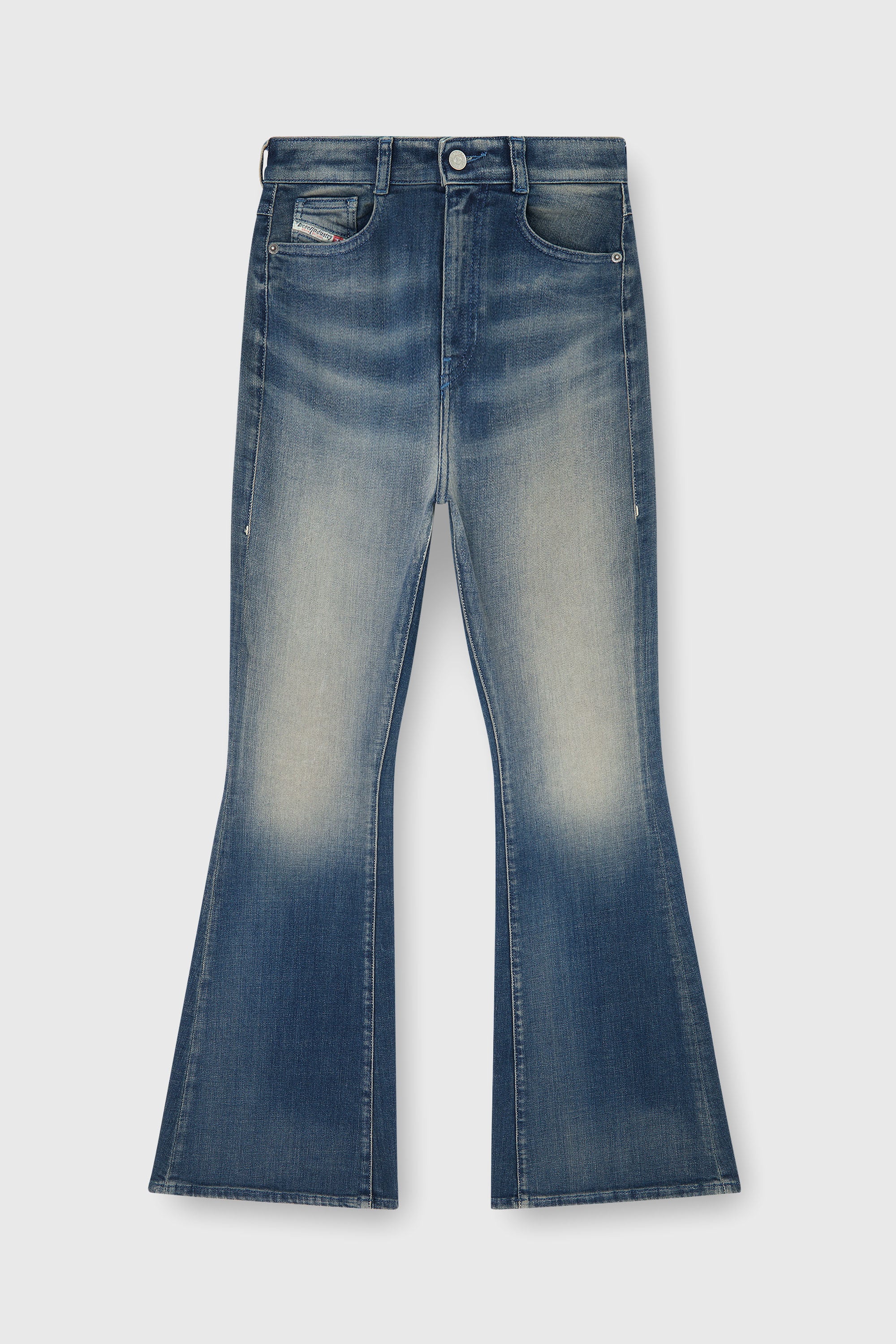 Diesel - Damen Bootcut Jeans 1973 D-Partt 09P67, Dunkelblau - 2