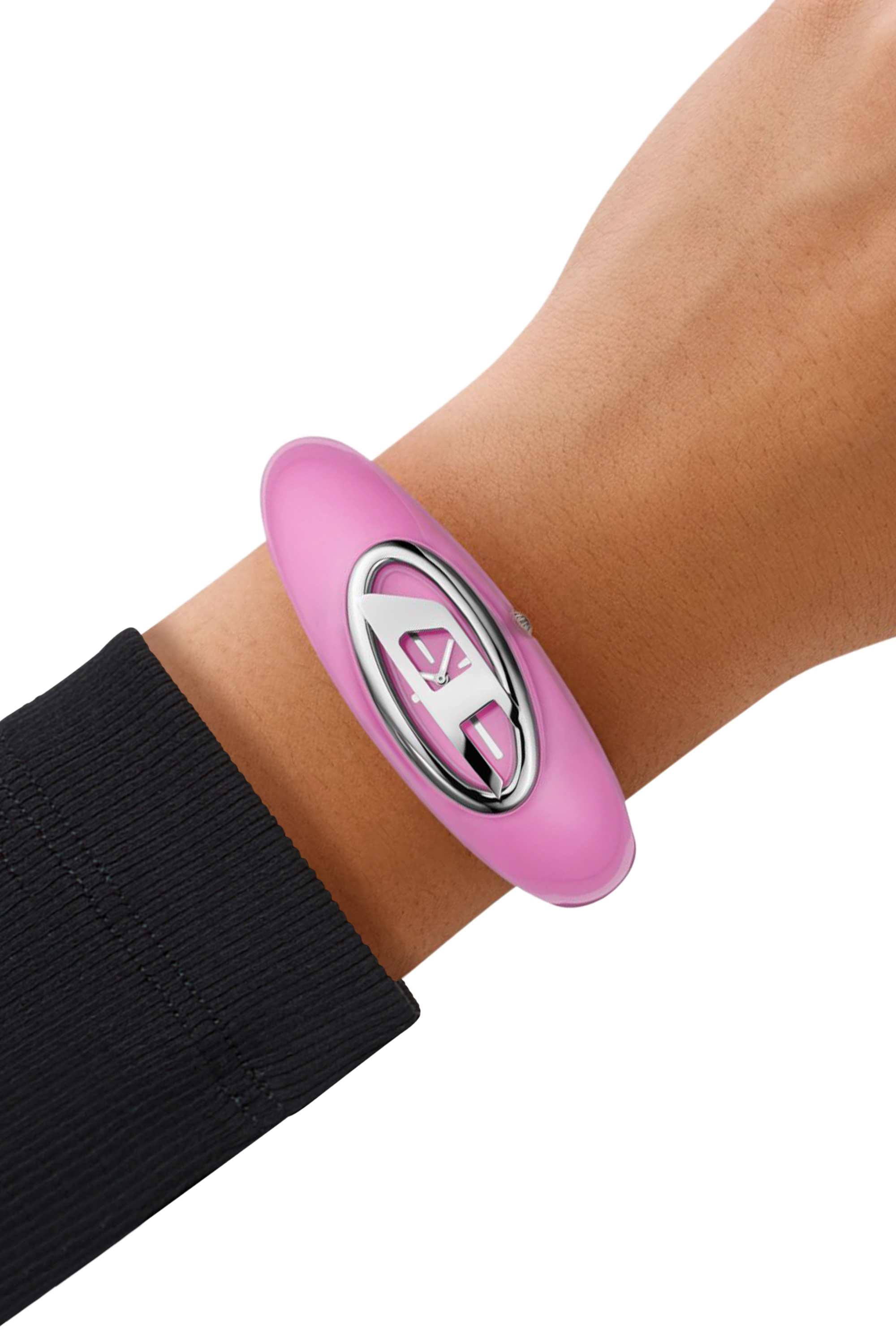 Diesel - DZ5617 WATCH, Damen Wonder-D Armbanduhr aus Nylonharz in Rosa - 4