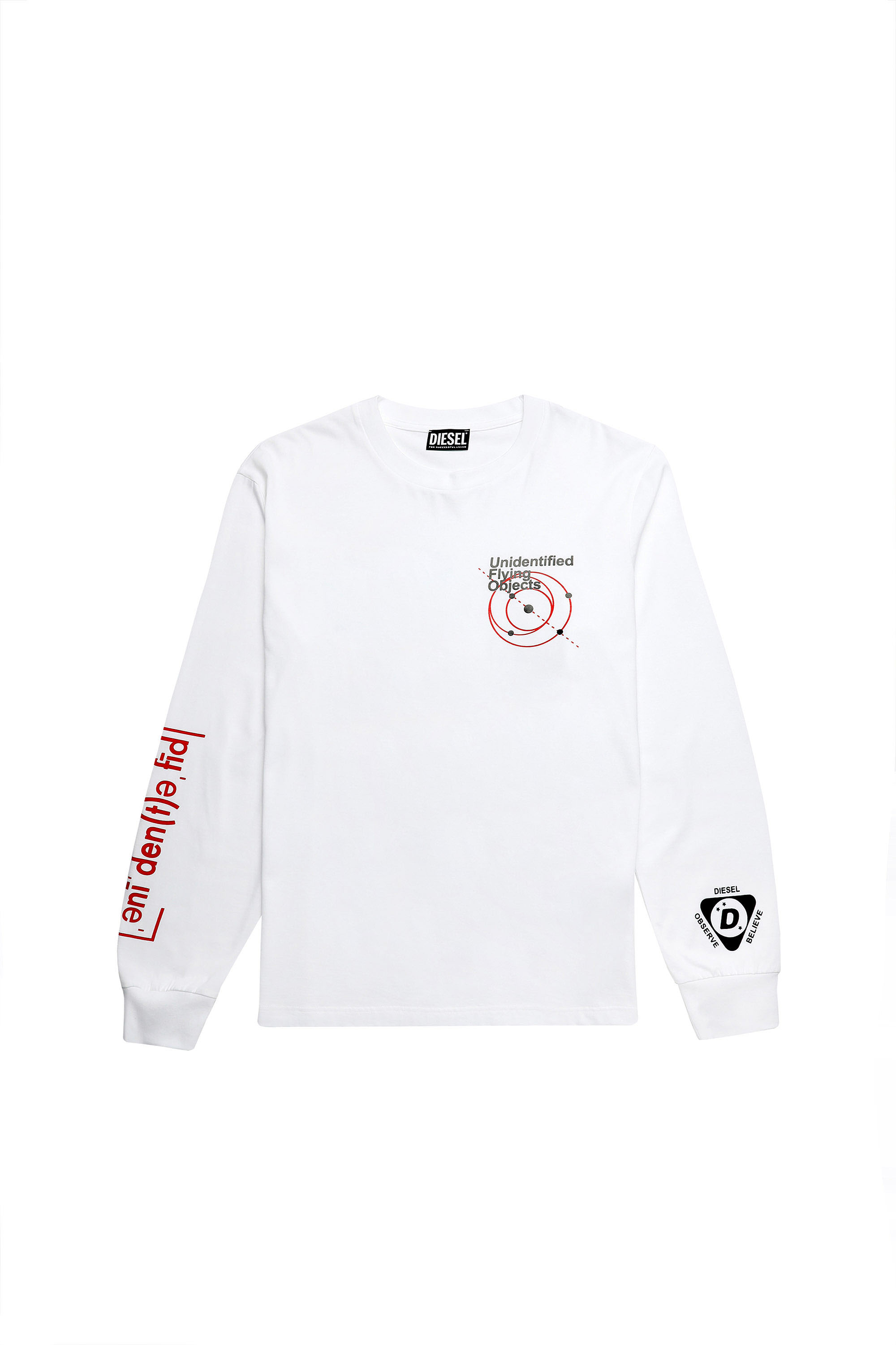 T-JUST-LS-B52, Weiß - T-Shirts