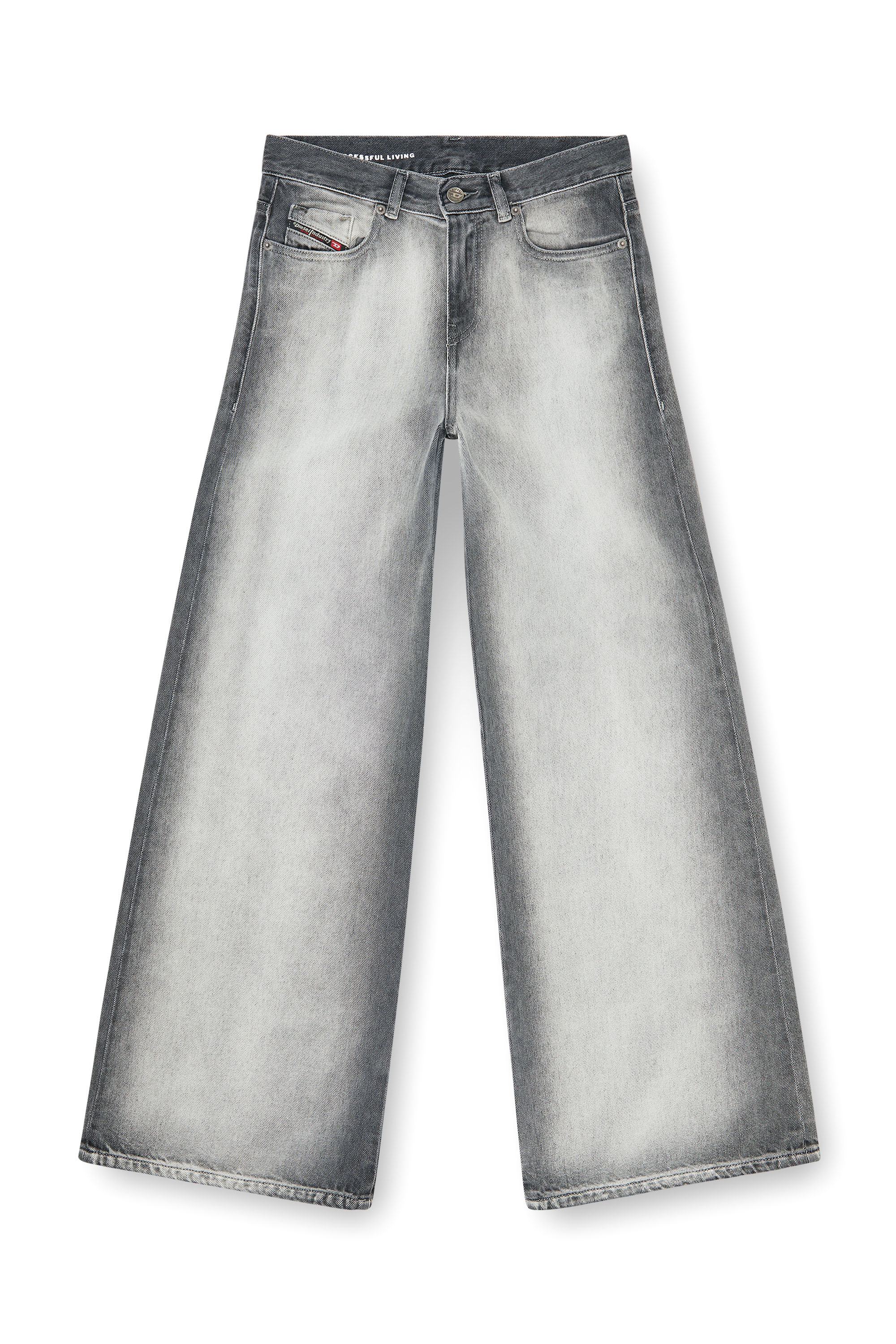 Diesel - Damen Flare Jeans 1978 D-Akemi 09P28, Hellgrau - 2