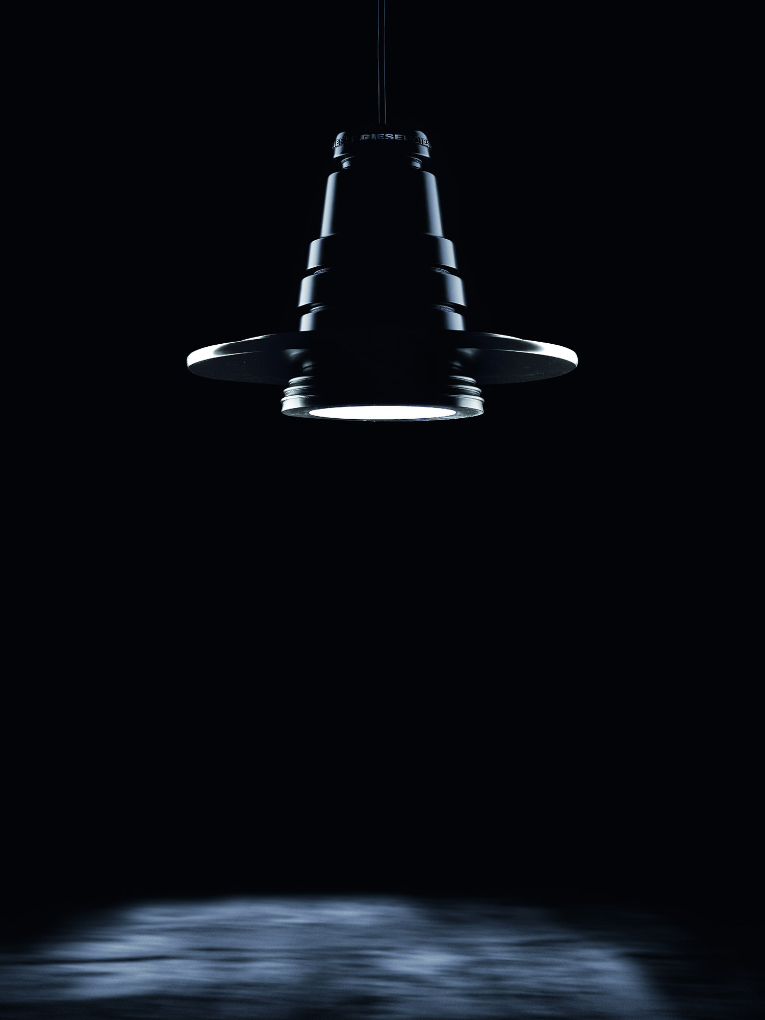 Diesel - TOOL GRANDE SOSP, Unisex Gro&szlig;e Lampe im Stil eines Spiegelreflexkameraobjektivs in Schwarz - 5