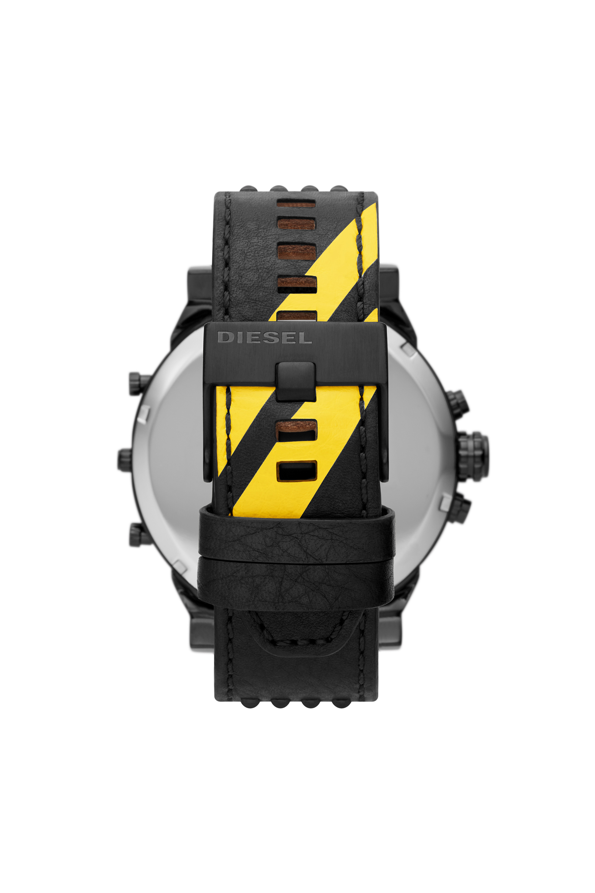 Diesel - DZ7451, Herren Mr. Daddy Armbanduhr mit schwarzem Lederarmband in Schwarz - 2