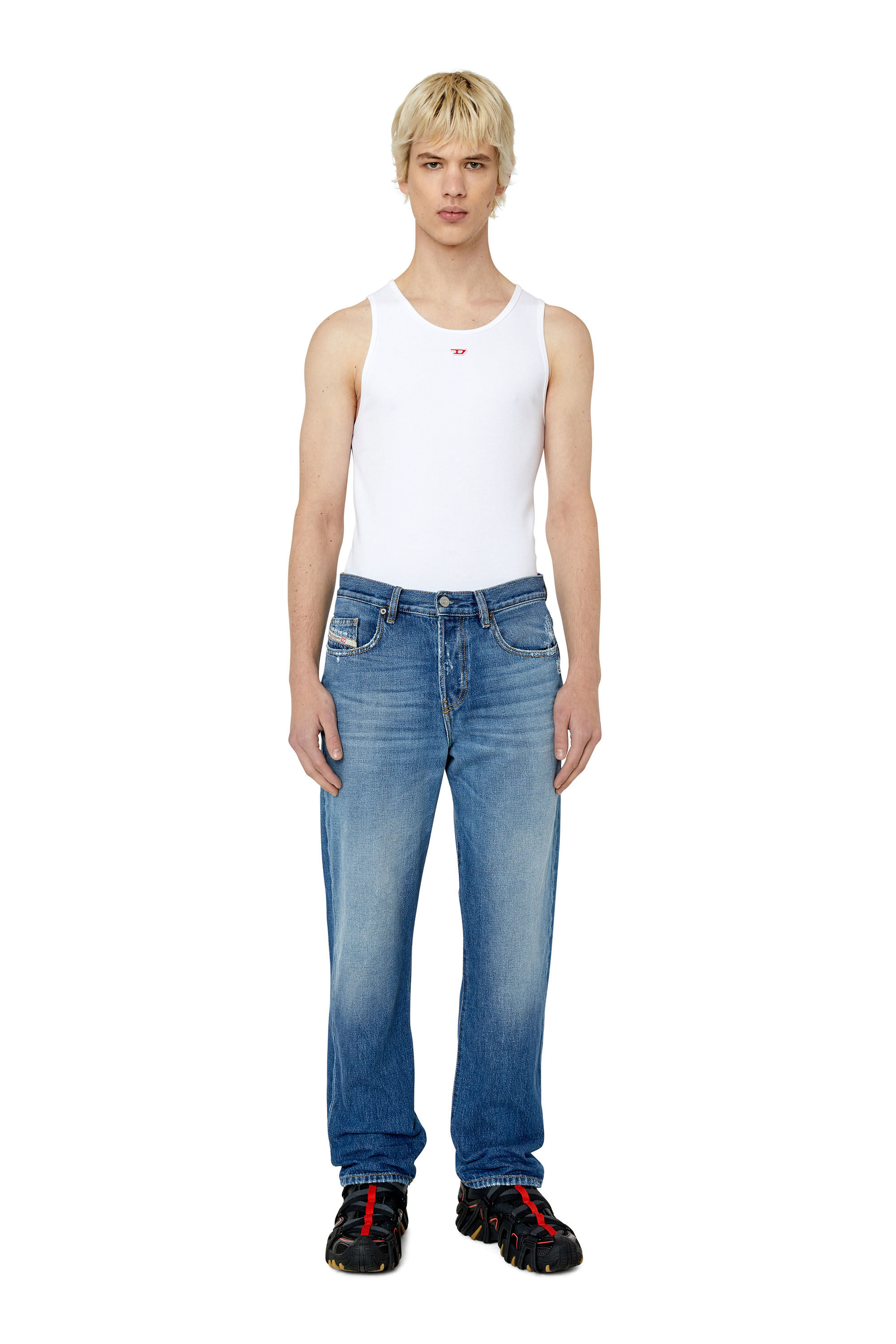 Diesel - Straight Jeans 2020 D-Viker E9C03, Mittelblau - Image 1