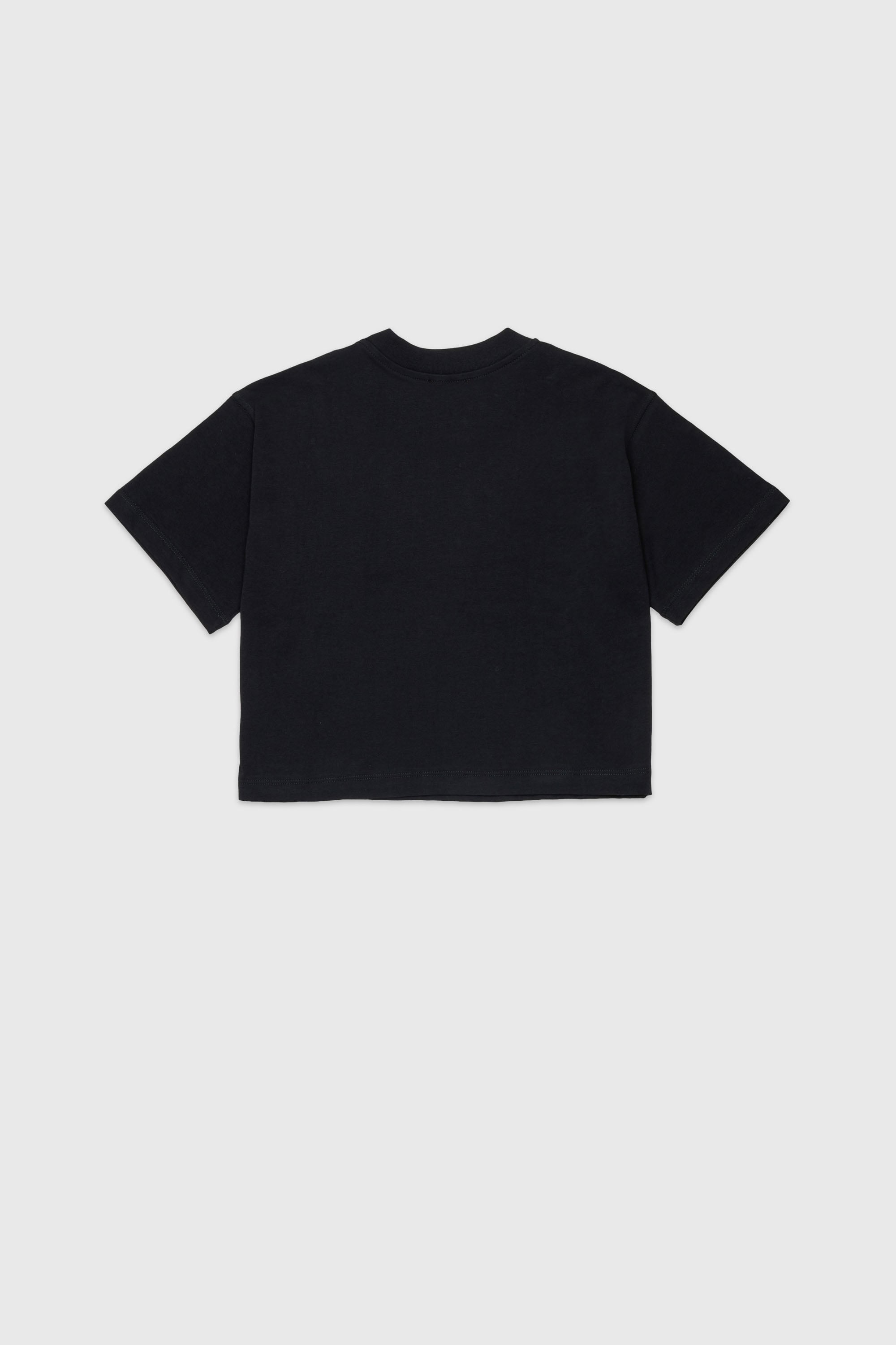 Diesel - TLIXIN, Woman's Cropped T-shirt with Oval D logo in Black - 2